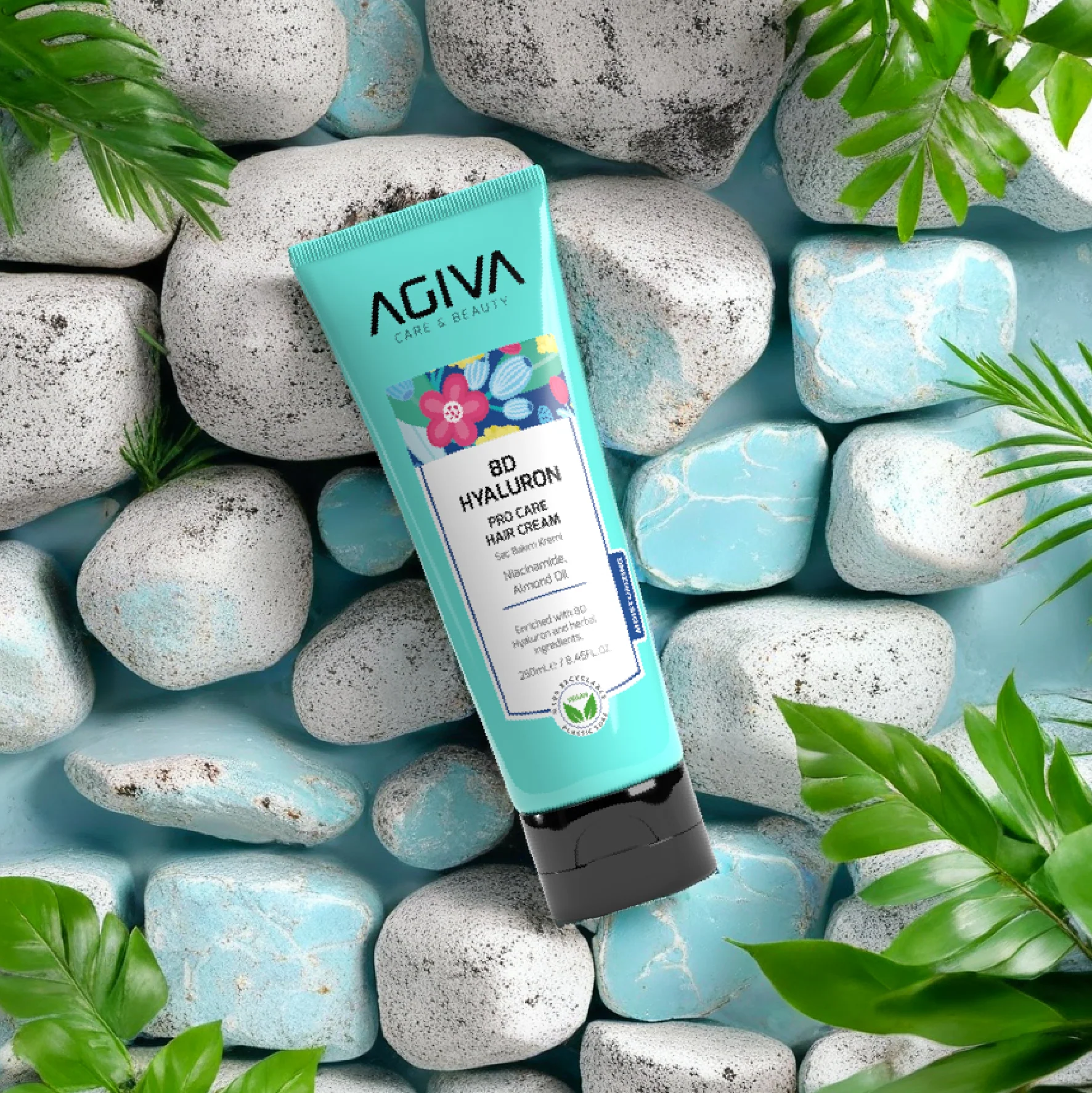 Agiva 8D Hyaluron Pro Care Hair Cream 250ML - Image 3