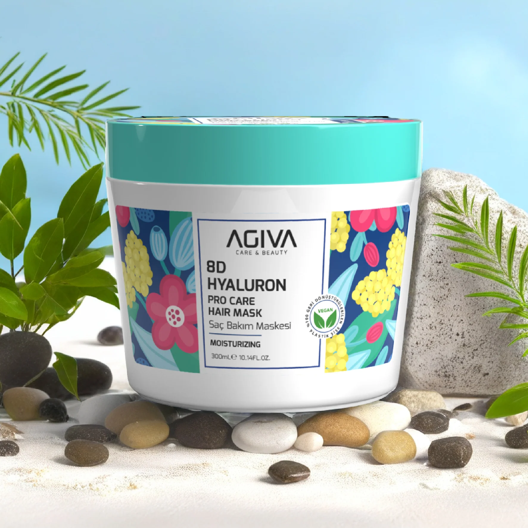 Agiva 8D Hyaluron Pro Care Hair Mask 300ML - Image 3