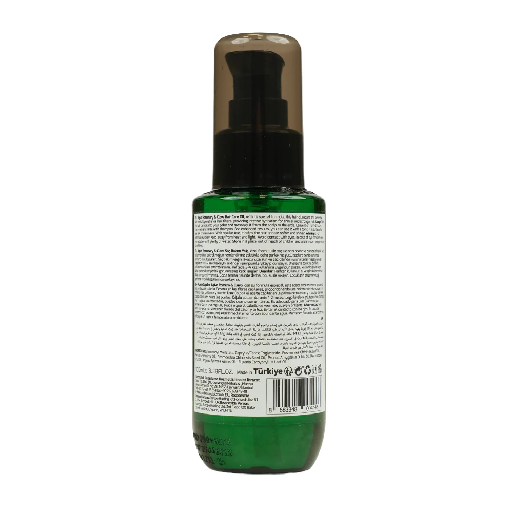 Agiva Agiva Rosemary & Clove Pro Care Hair Oil 100ML - Image 2