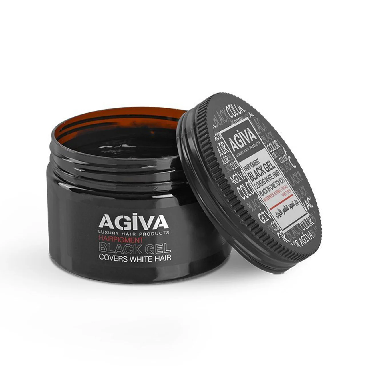 Agiva Black Hair Gel 250 mL - Image 2