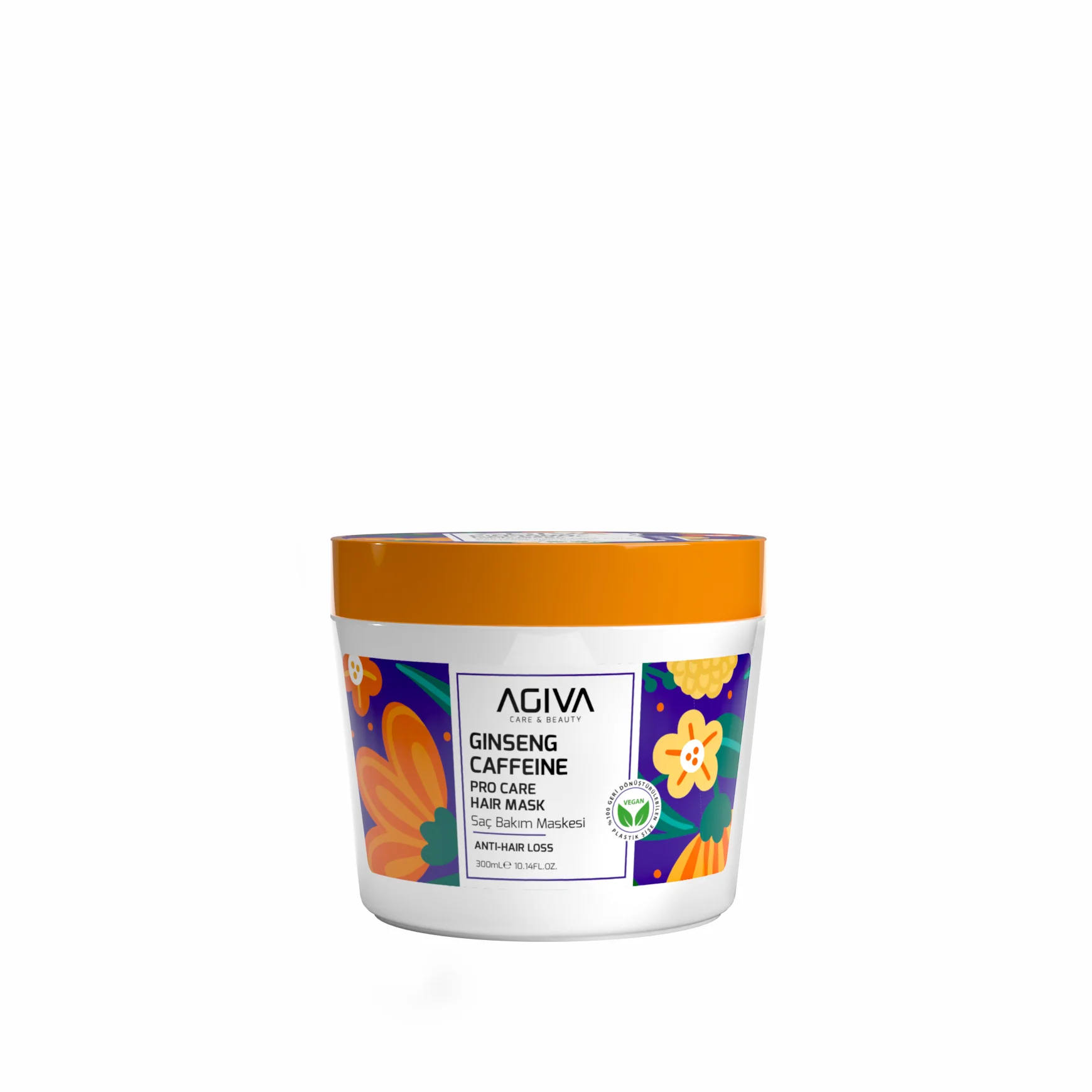 Agiva Caffeine Ginseng Pro Care Hair Mask 300ML - Image 2