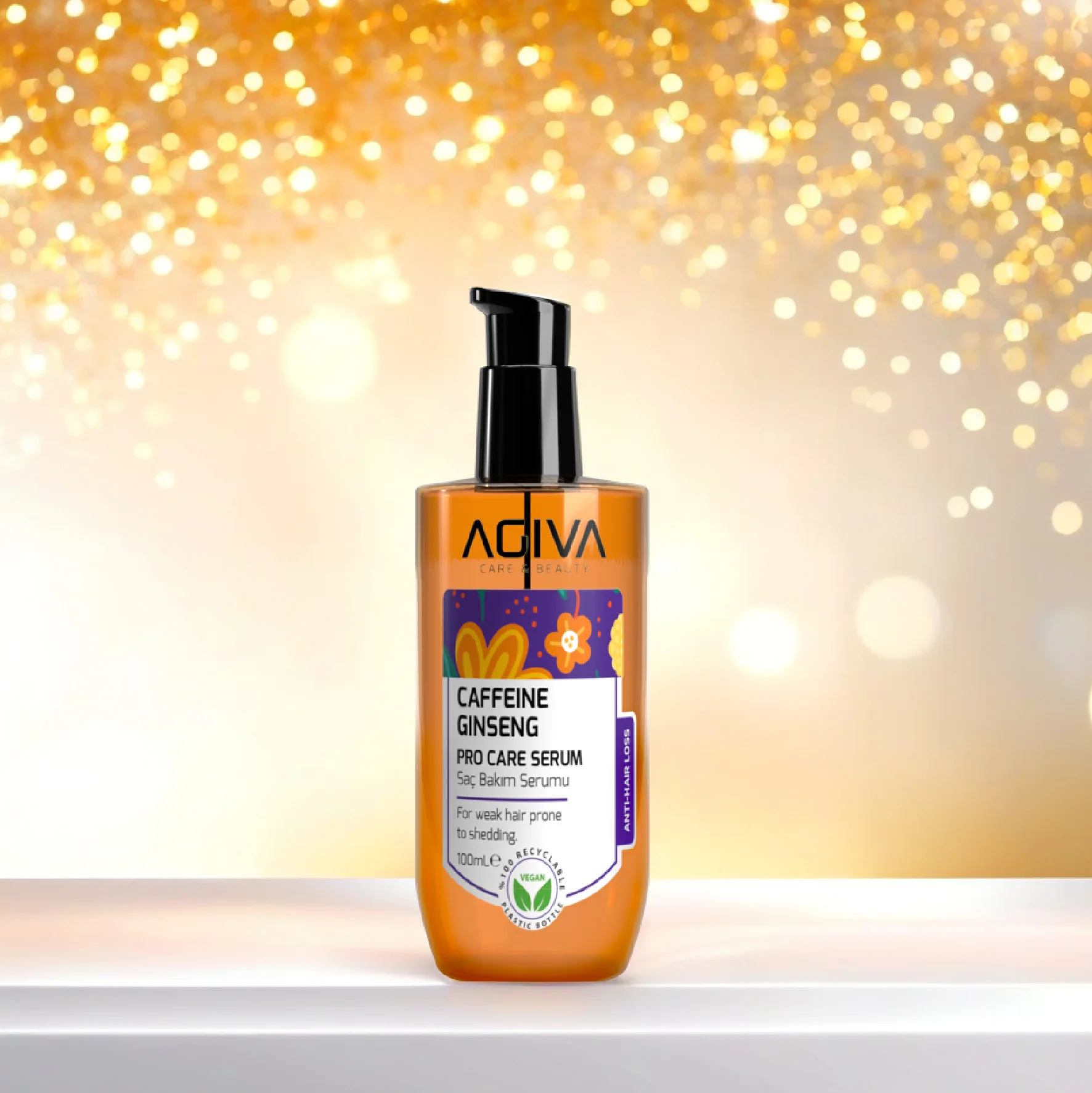 Agiva Caffeine Ginseng Pro Care Hair Serum 100ML - Image 3