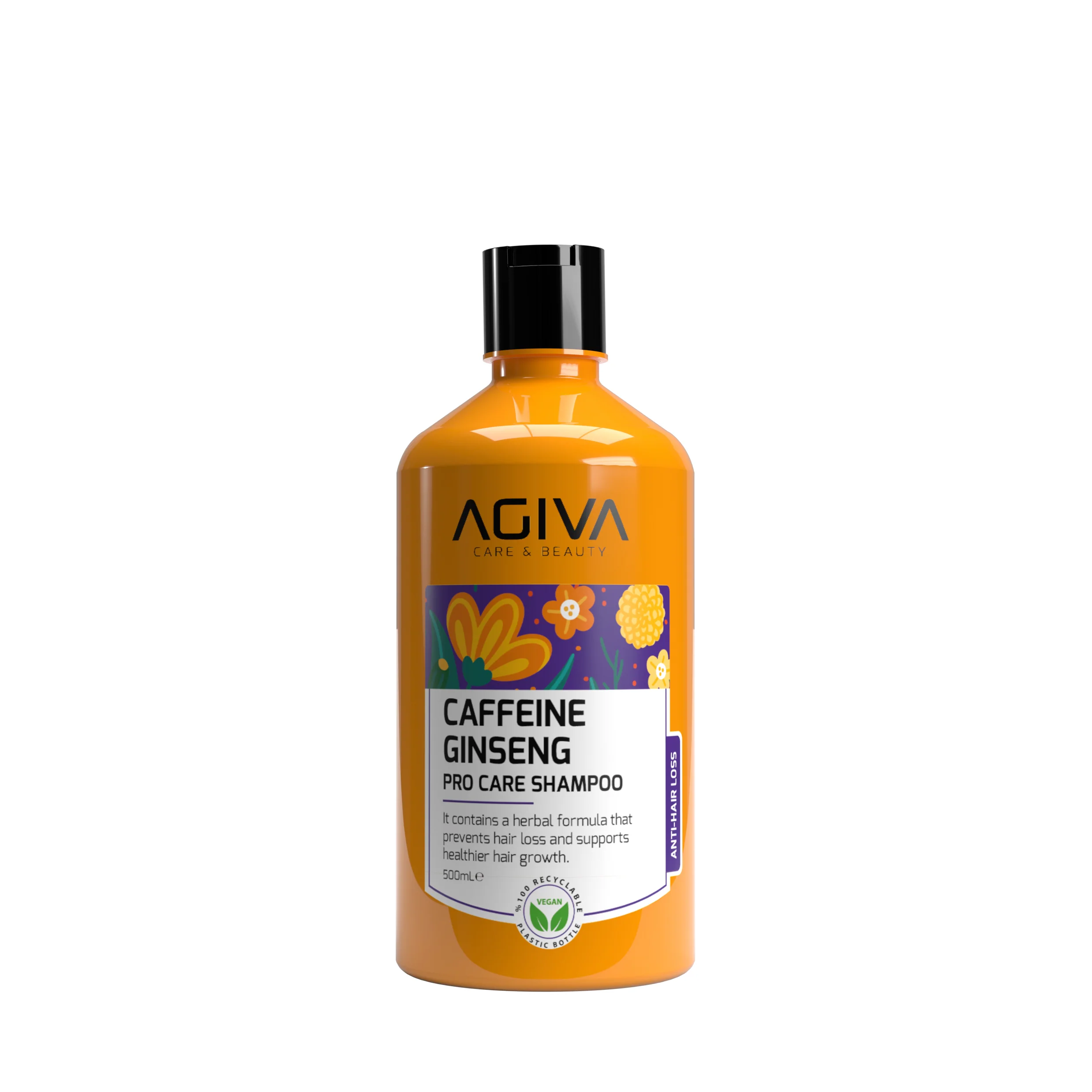 Agiva Caffeine Ginseng Pro Care Shampoo 500ML - Image 2