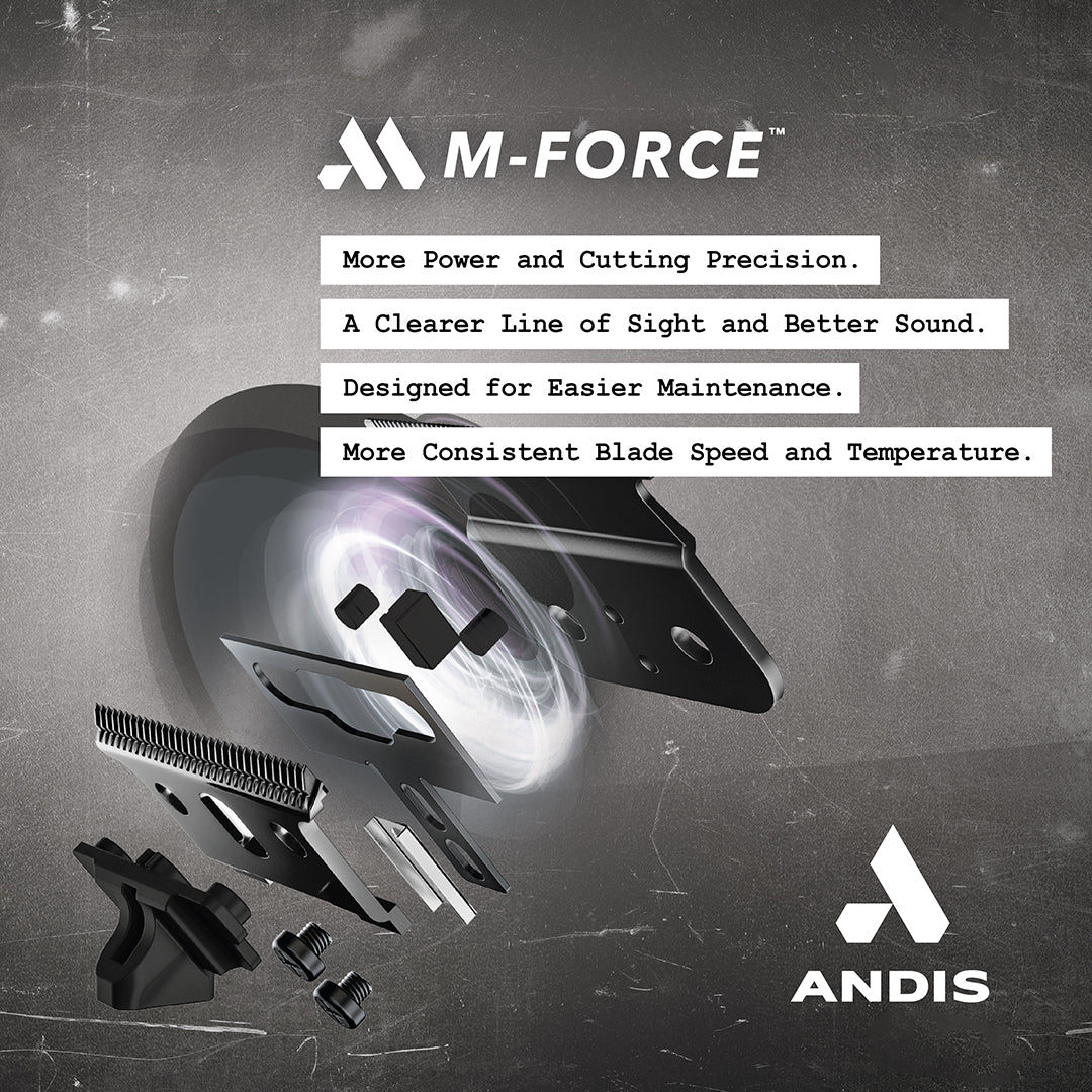 Andis GTX EXO M-FORCE Replacement Trimmer Blade (Black) - Image 3