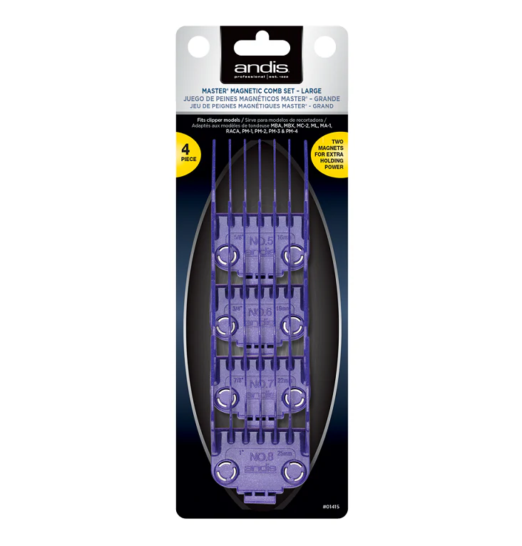 Andis Master Dual Magnet Large 4-Comb Set - Image 2