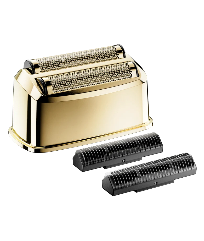 Andis ProFoil Plus II Shaver's Titanium Foil Assembly & Inner Cutter Gold