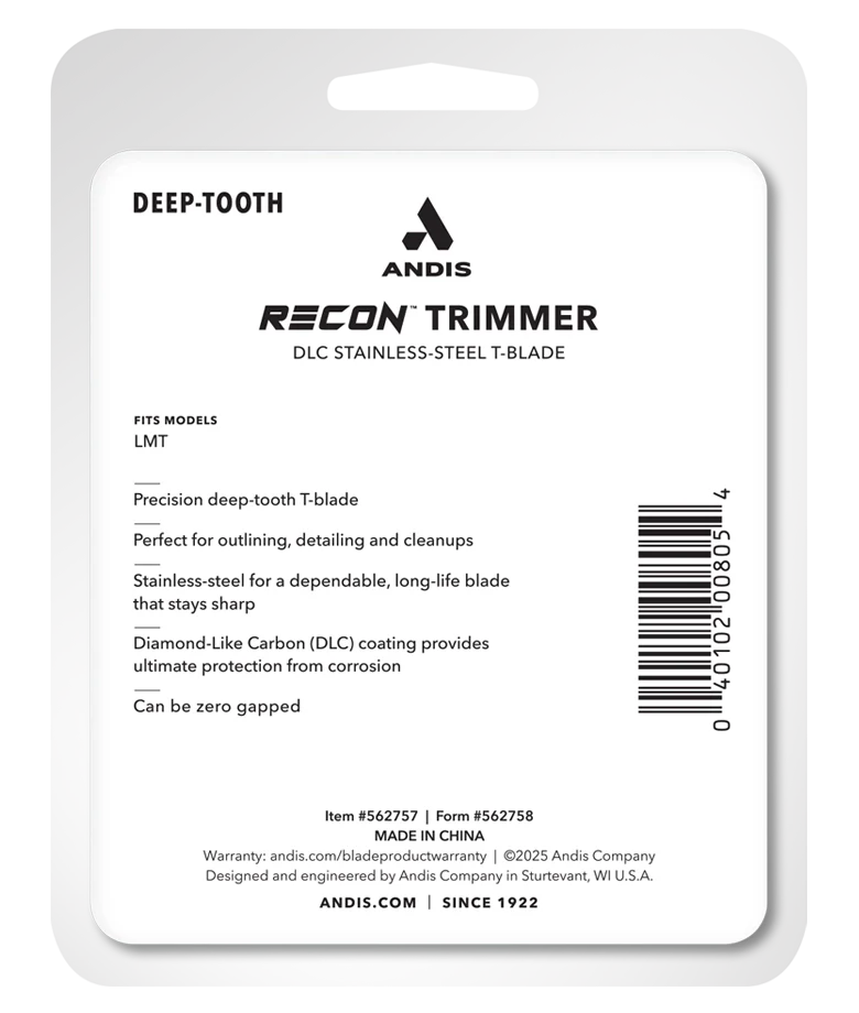 Andis Recon Trimmer Replacement T Blade - Image 3