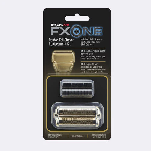 BabylissPRO FXONE Gold Foil Shaver Replacement Head and Cutters - Image 2