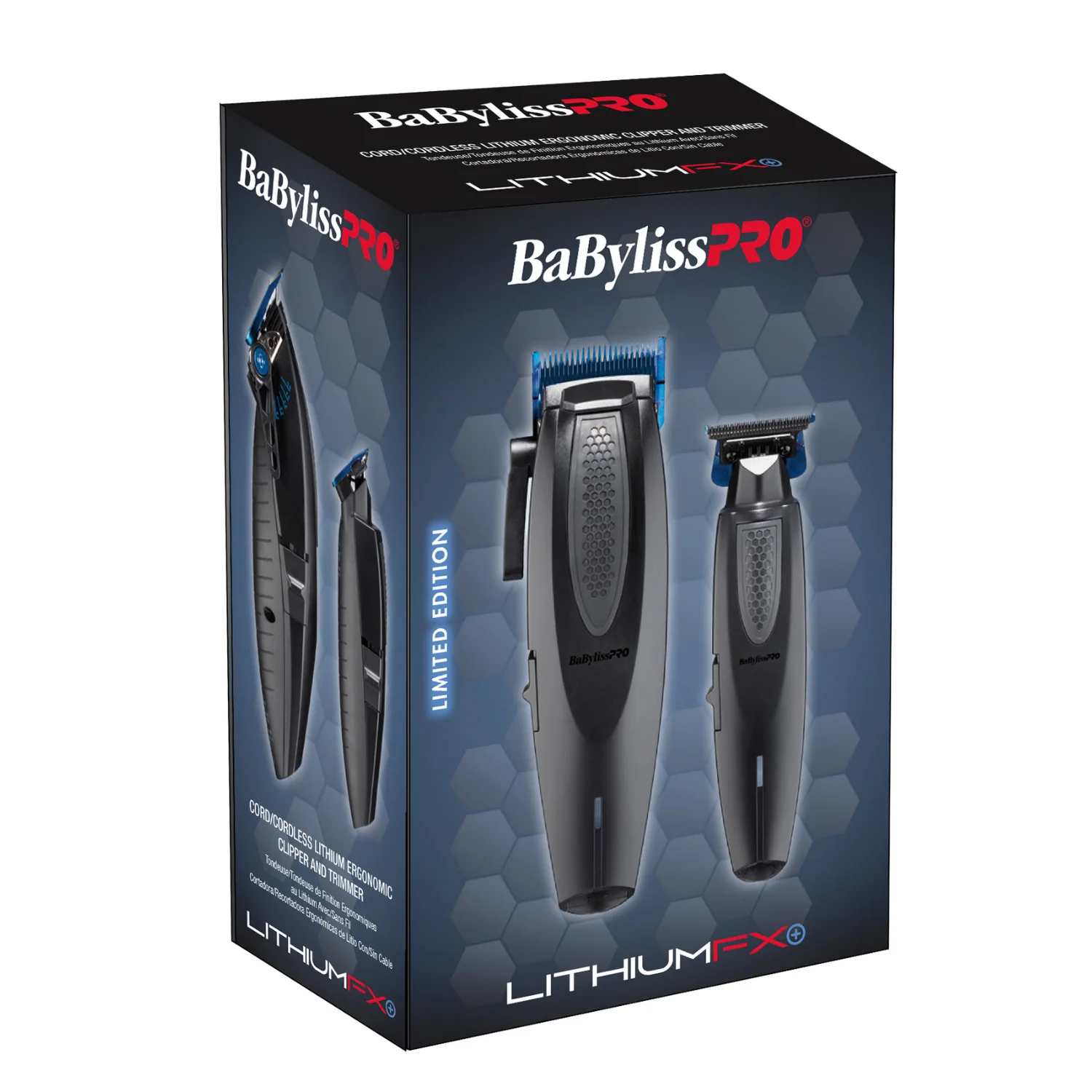 BabylissPro LithiumFX+ Limited Edition Ergonomic Clipper & Trimmer Set - Image 8