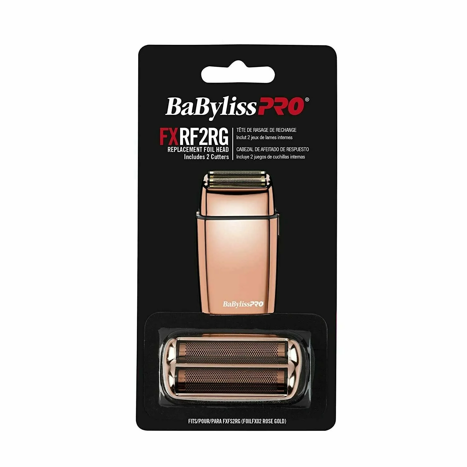 BabylissPRO Rose Gold Double Foil Shaver Replacement Head - Image 2