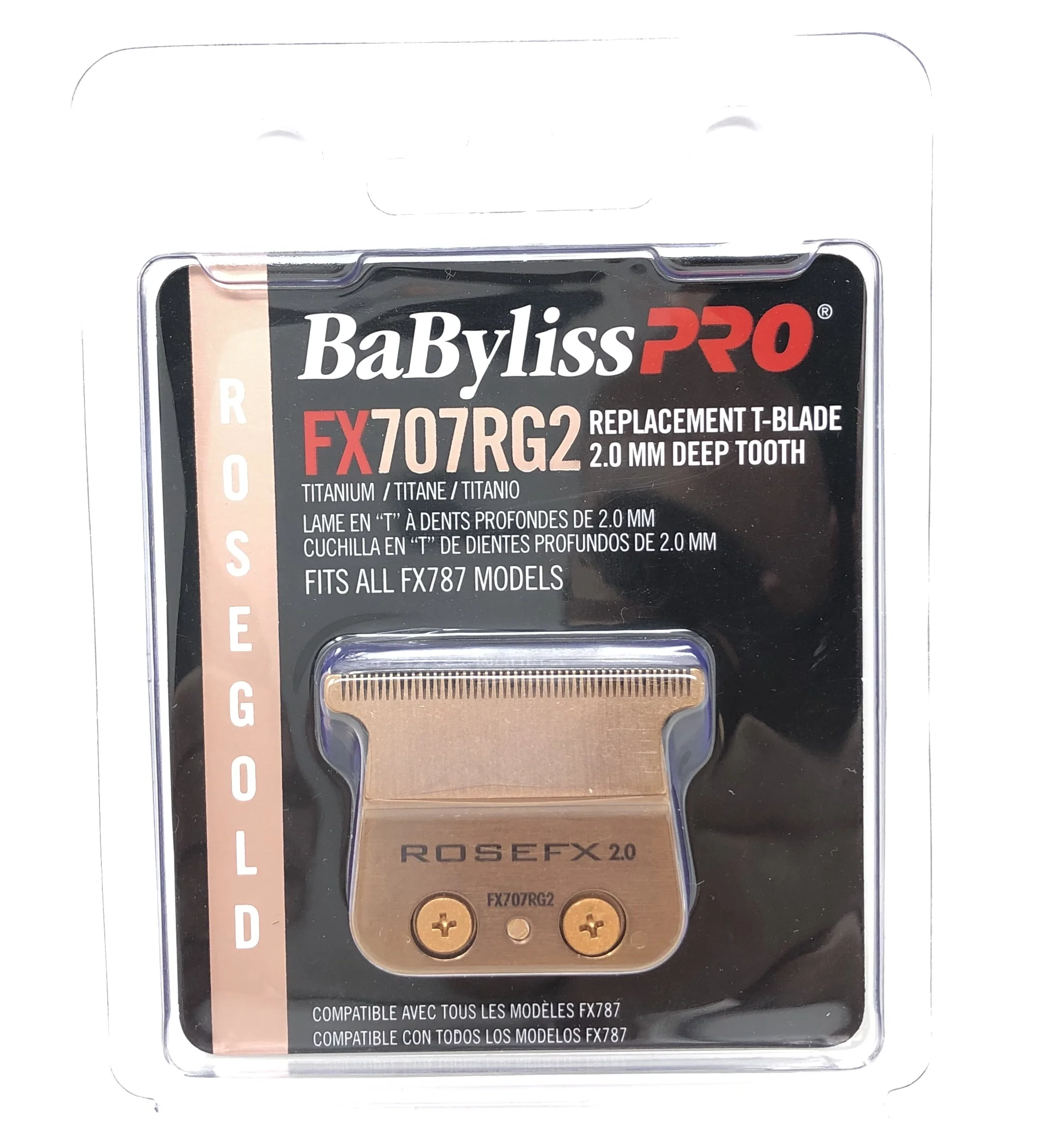 BabylissPro Rose Gold Skeleton Trimmer Deep Tooth Replacement Blade - Image 2