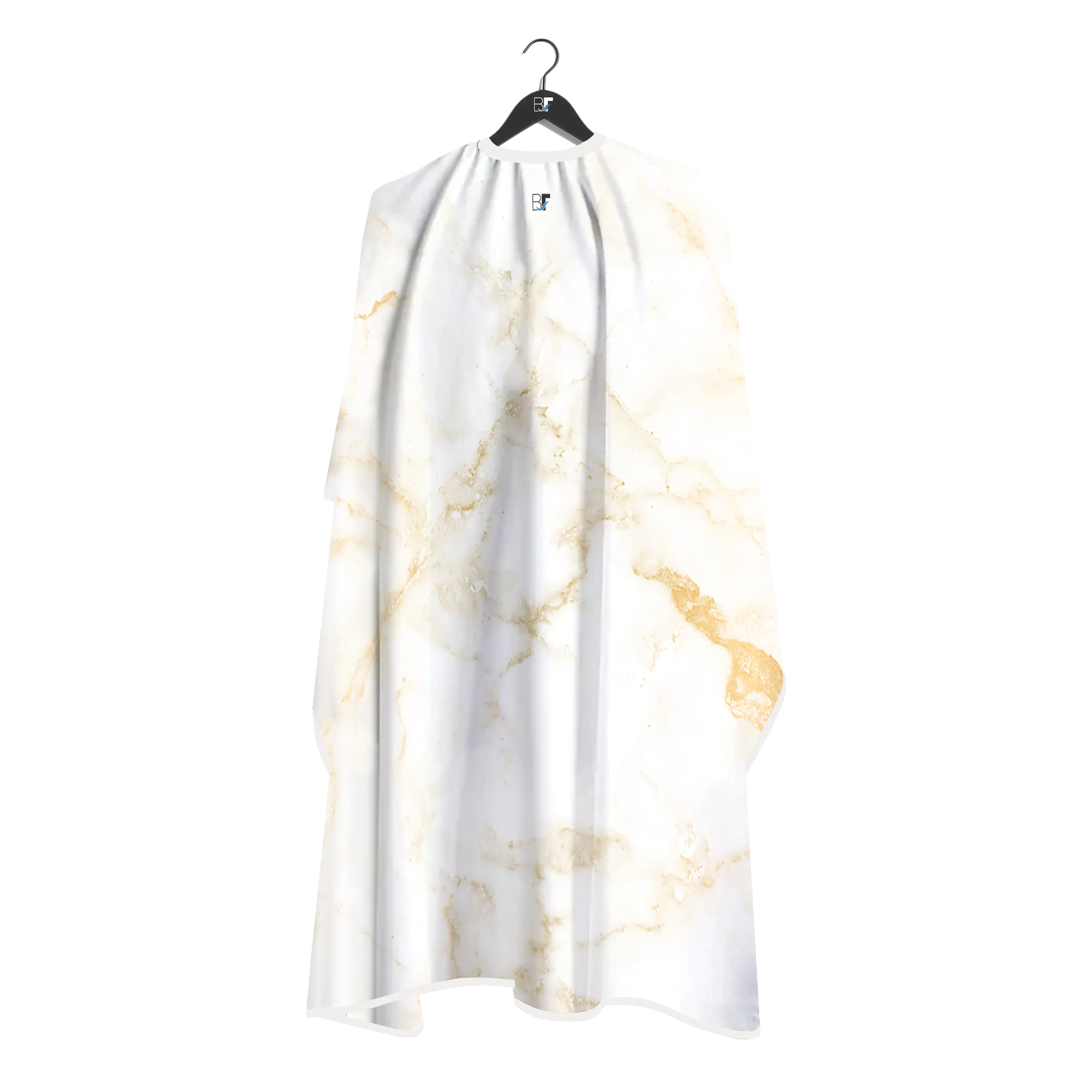 Barber Flow Marble Gold on White Cape