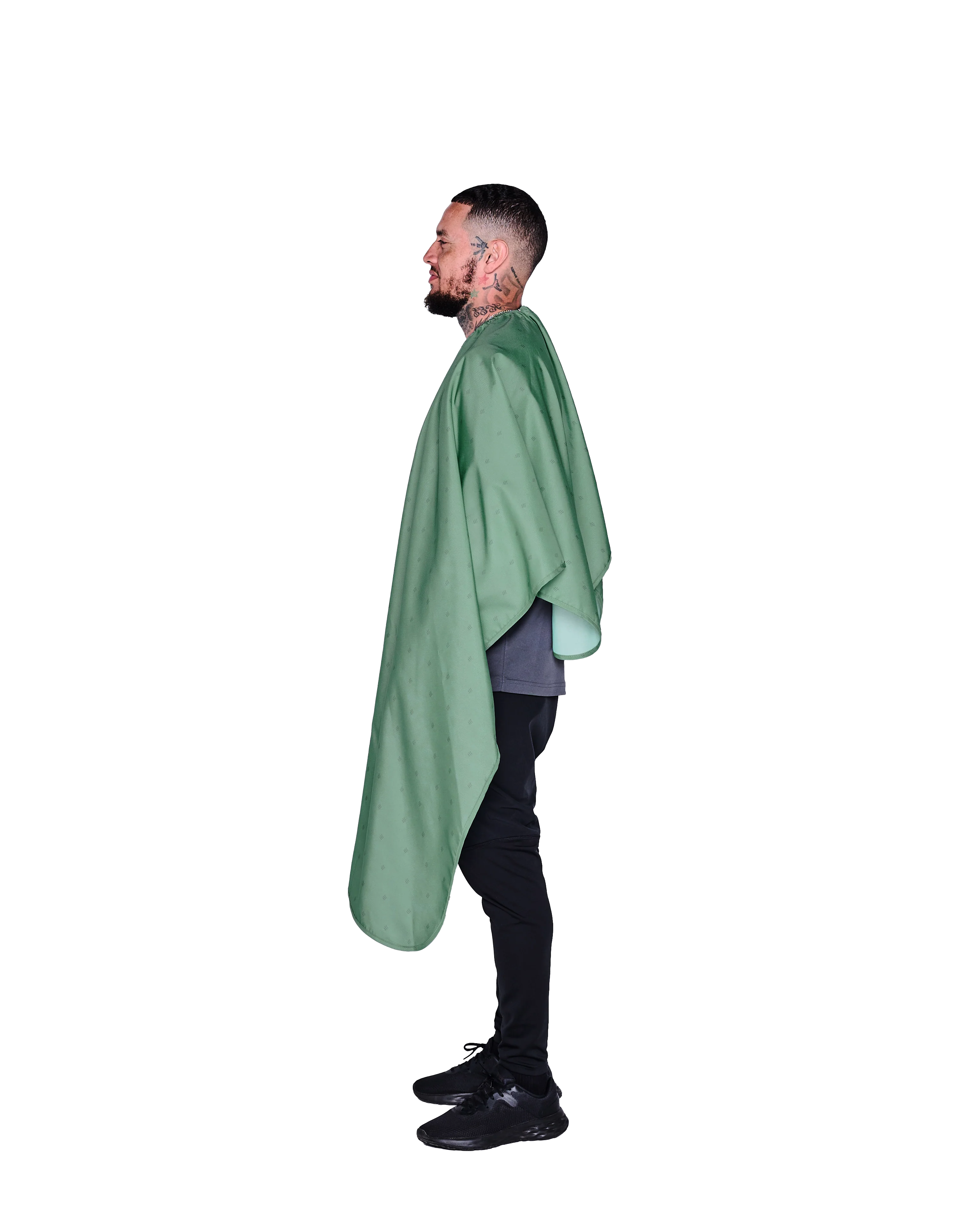 Barber Strong The Barber Shield Cape - Army Green - Image 3