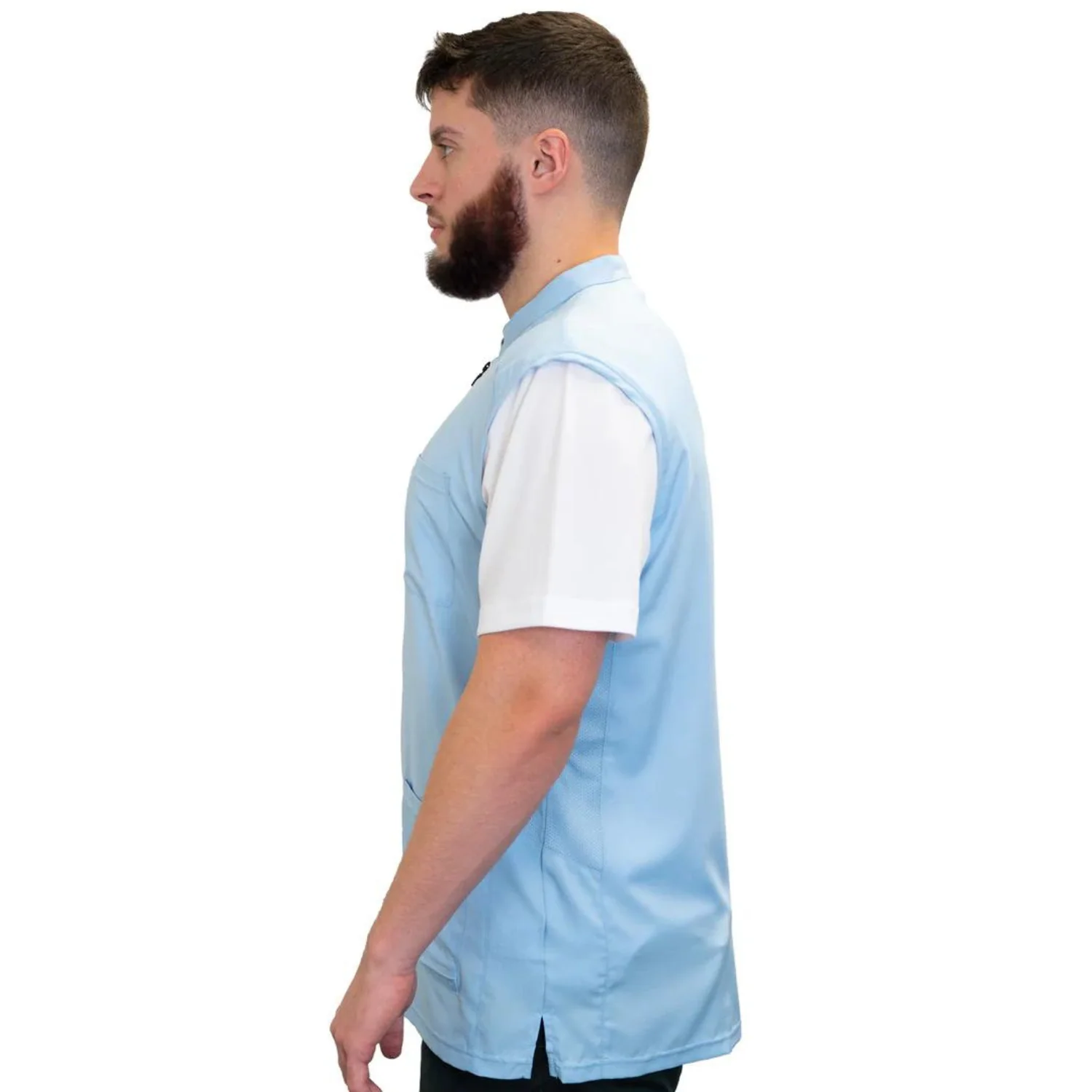 Barber Strong The Barber Vest - Arctic Blue - Image 2