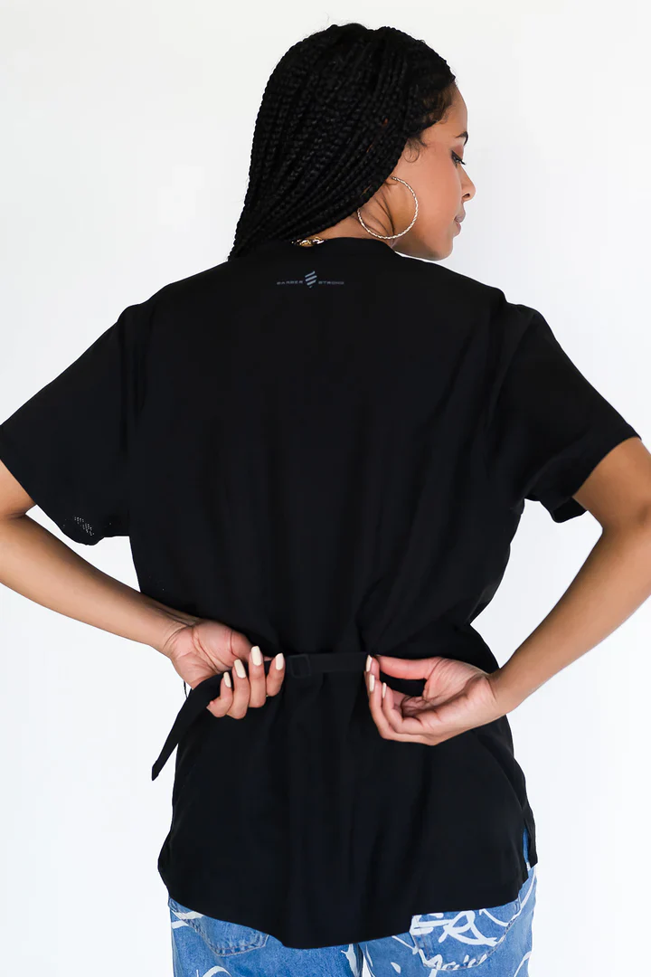 Barber Strong The Womens Barber Jacket - Black - Image 6