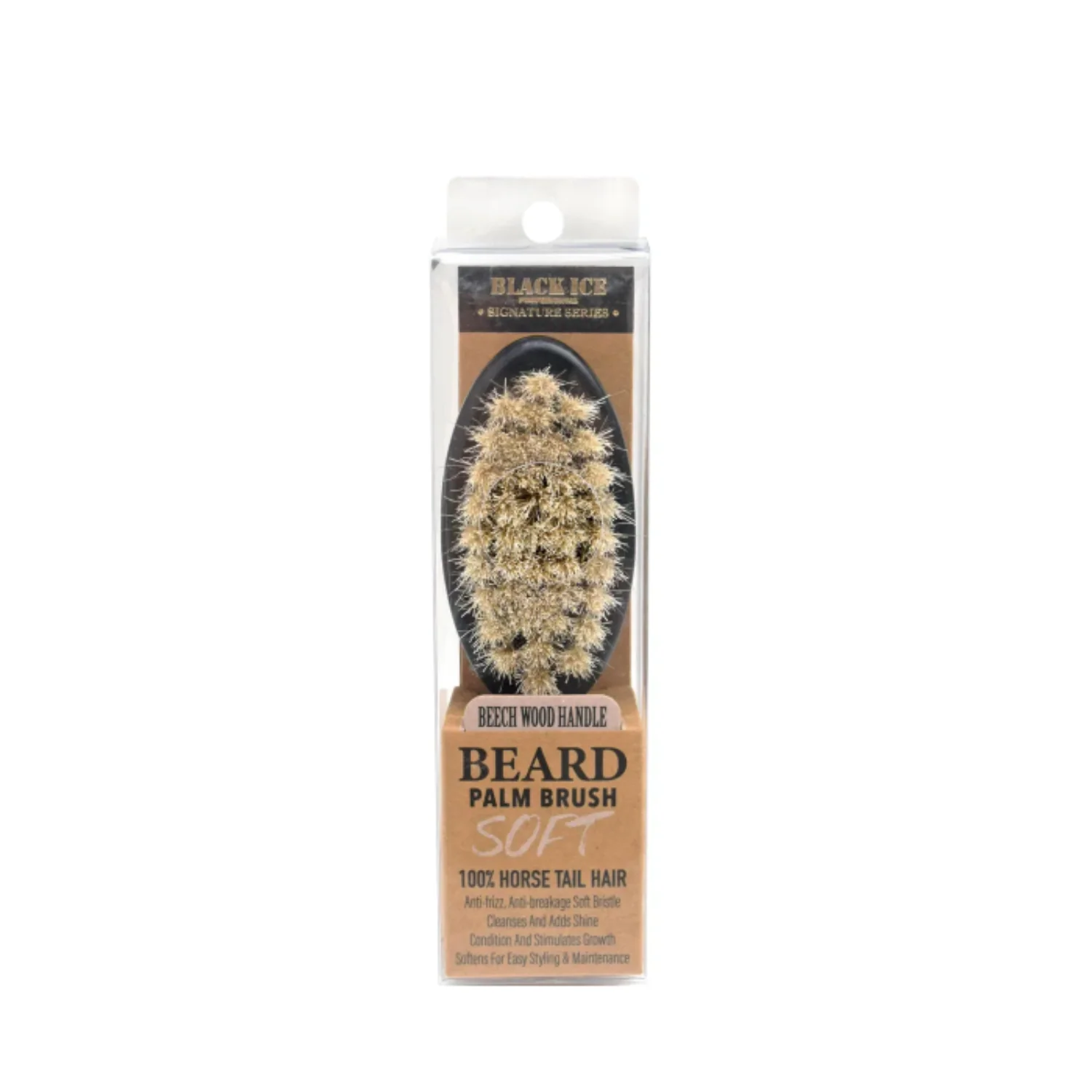 Black Ice Beard Palm Brush - Image 3