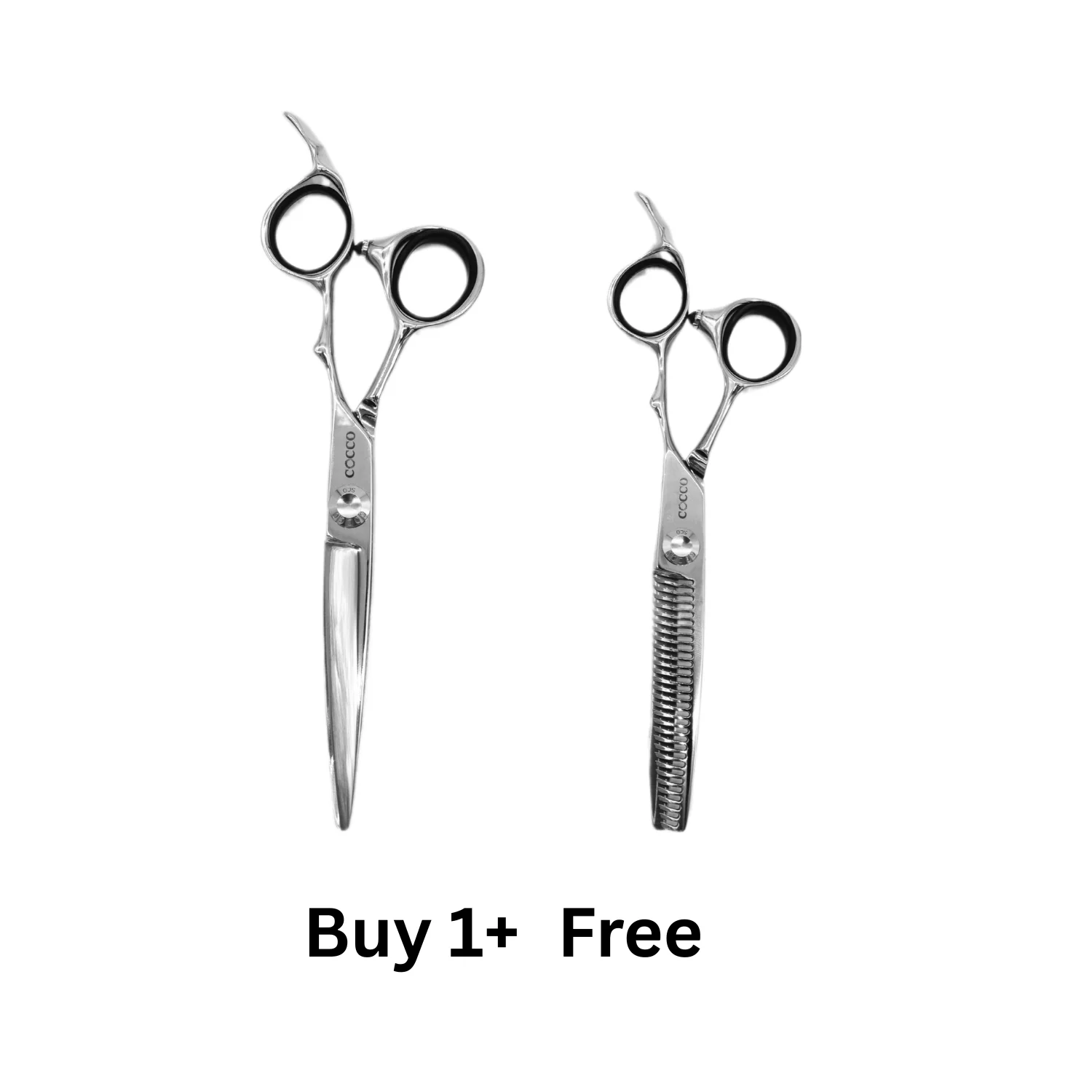 Cocco Super Cobalt 5.5" Shears w/ Case-Right Handed +  Thinning Shears - Image 2