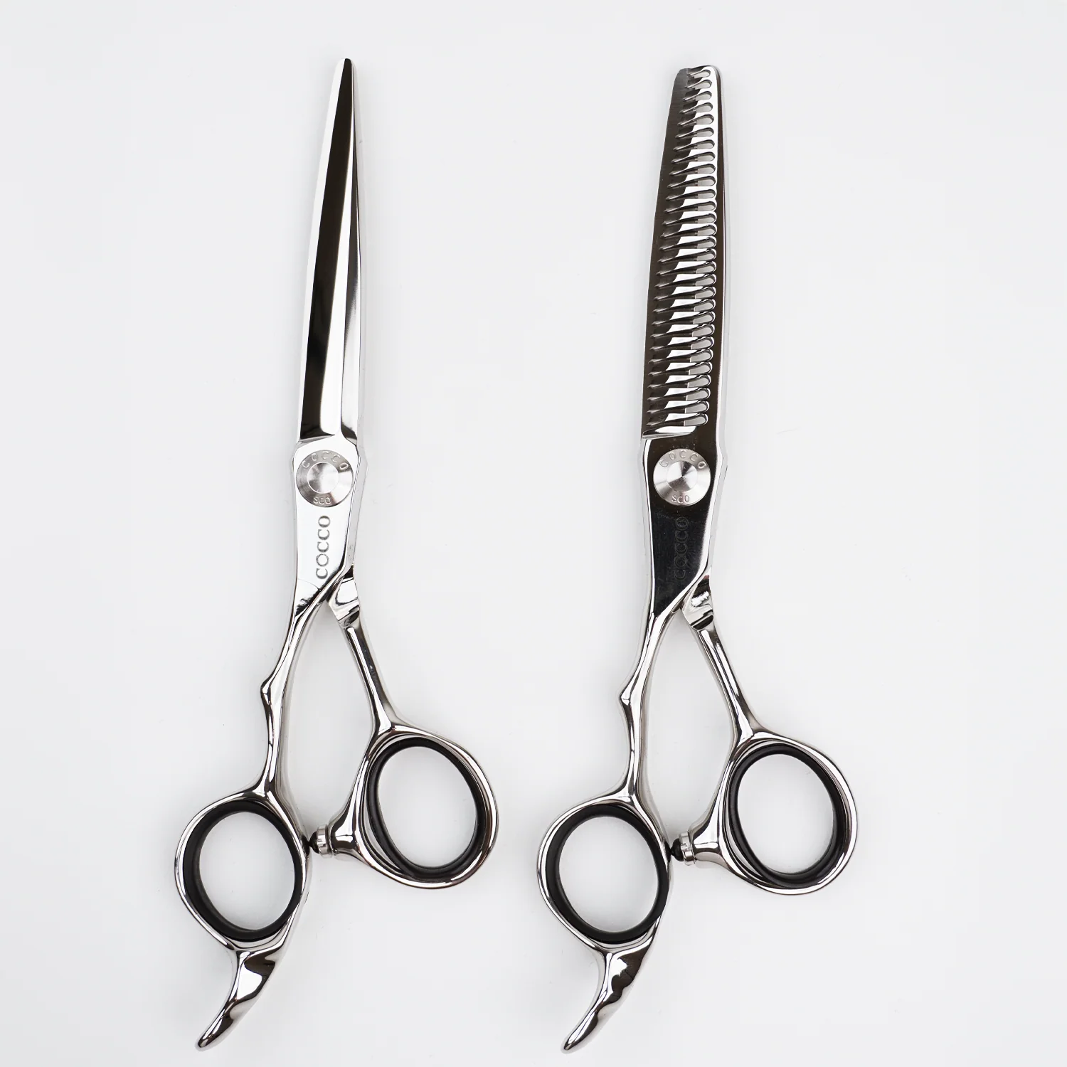 Cocco Super Cobalt 6" Shears w/ Case-Left Handed + Thinning Shears