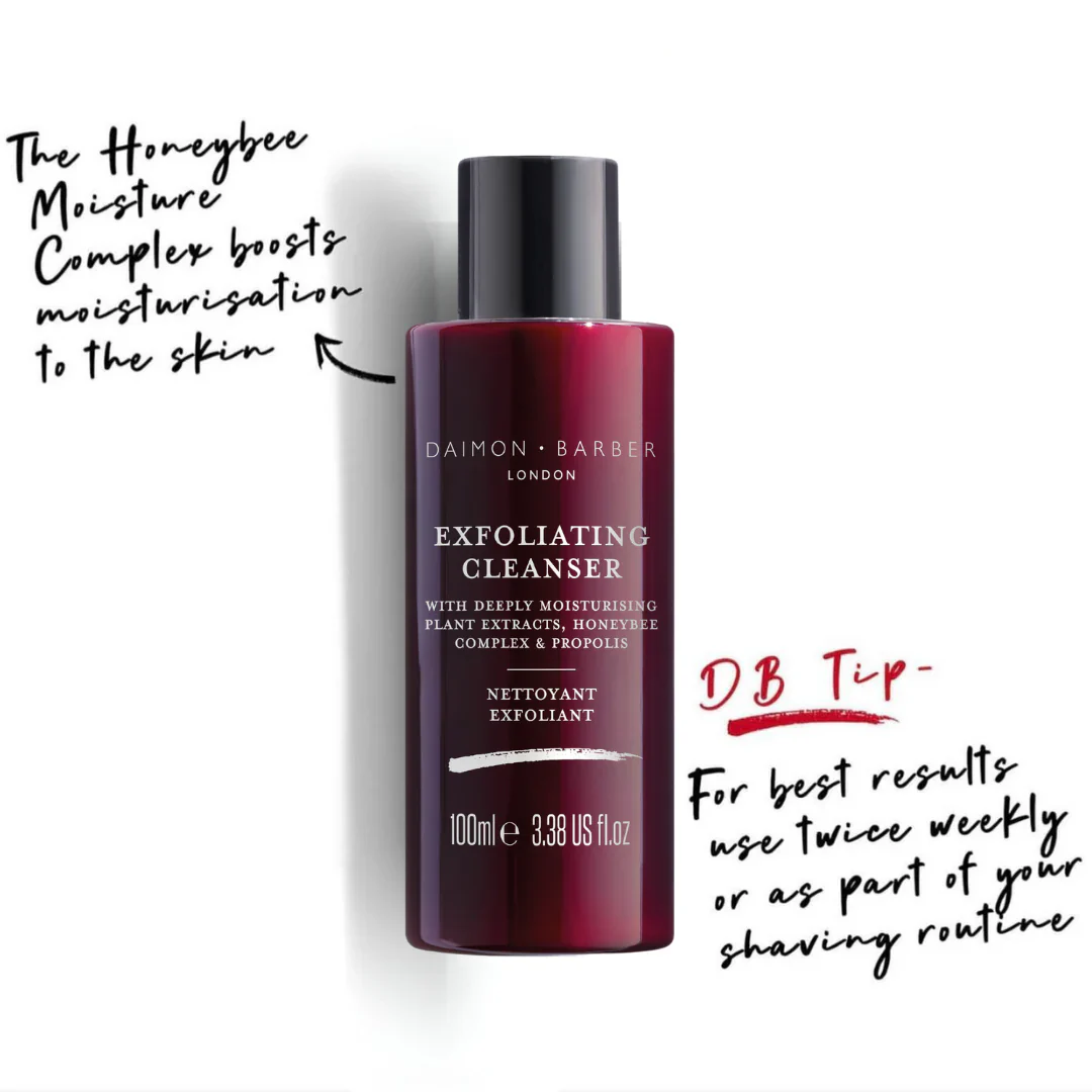 Daimon Barber Exfoliating Cleanser 100ML - Image 3