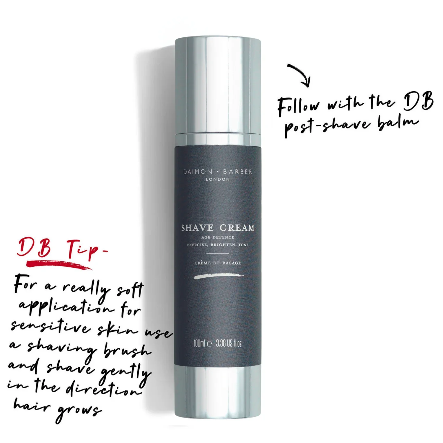 Daimon Barber Shave Cream 100ML - Image 2