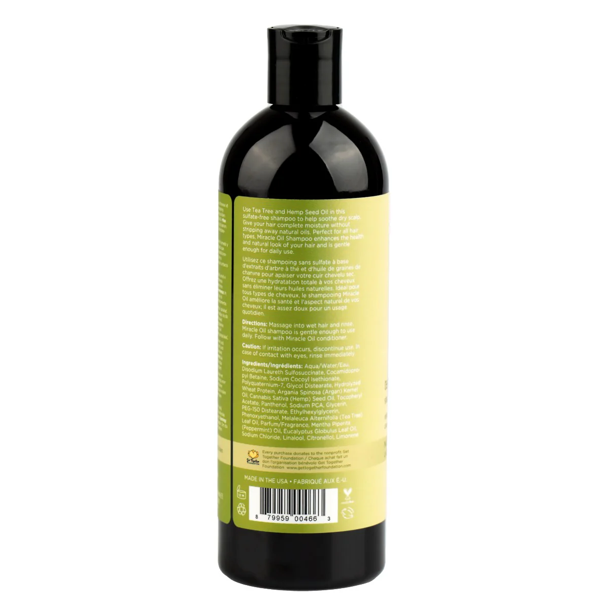 Earthly Body Miracle Oil Tea Tree Shampoo 16OZ - Image 2