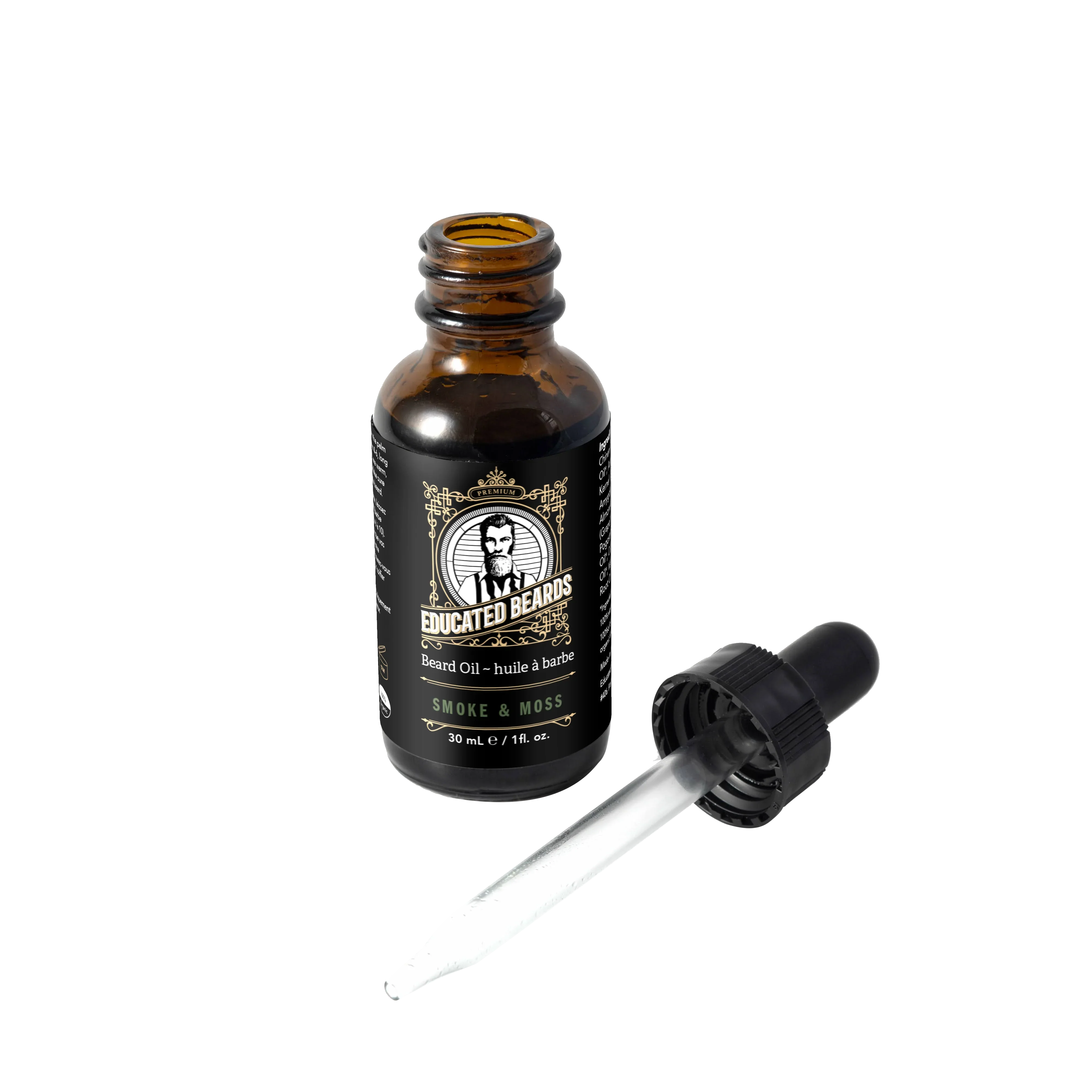 Educated Beards Smoke & Moss Beard Oil 30ml - Image 2