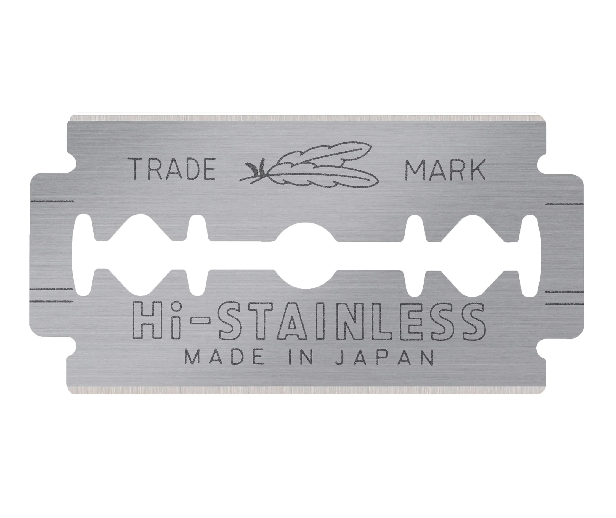 Feather Hi Stainless Double Edge Razor Blades (10pk) - Image 2