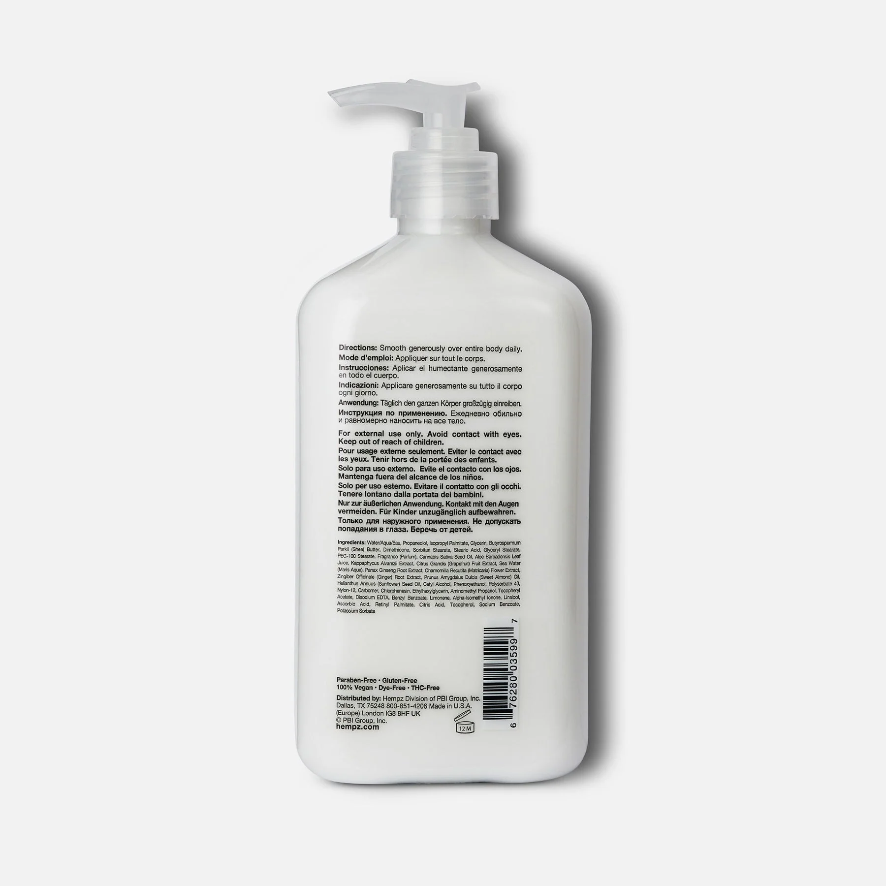 Hempz Fresh Fusions Pink Pomelo & Himalayan Sea Salt Herbal Body Moisturizer 17 OZ. - Image 3
