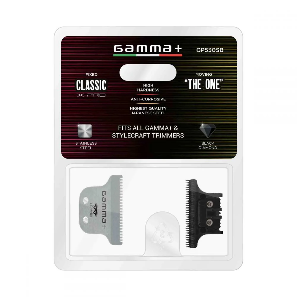 Gamma+ Fixed Steel X-Pro Classic Blade + The One DLC Cutting Trimmer Blade - Image 3