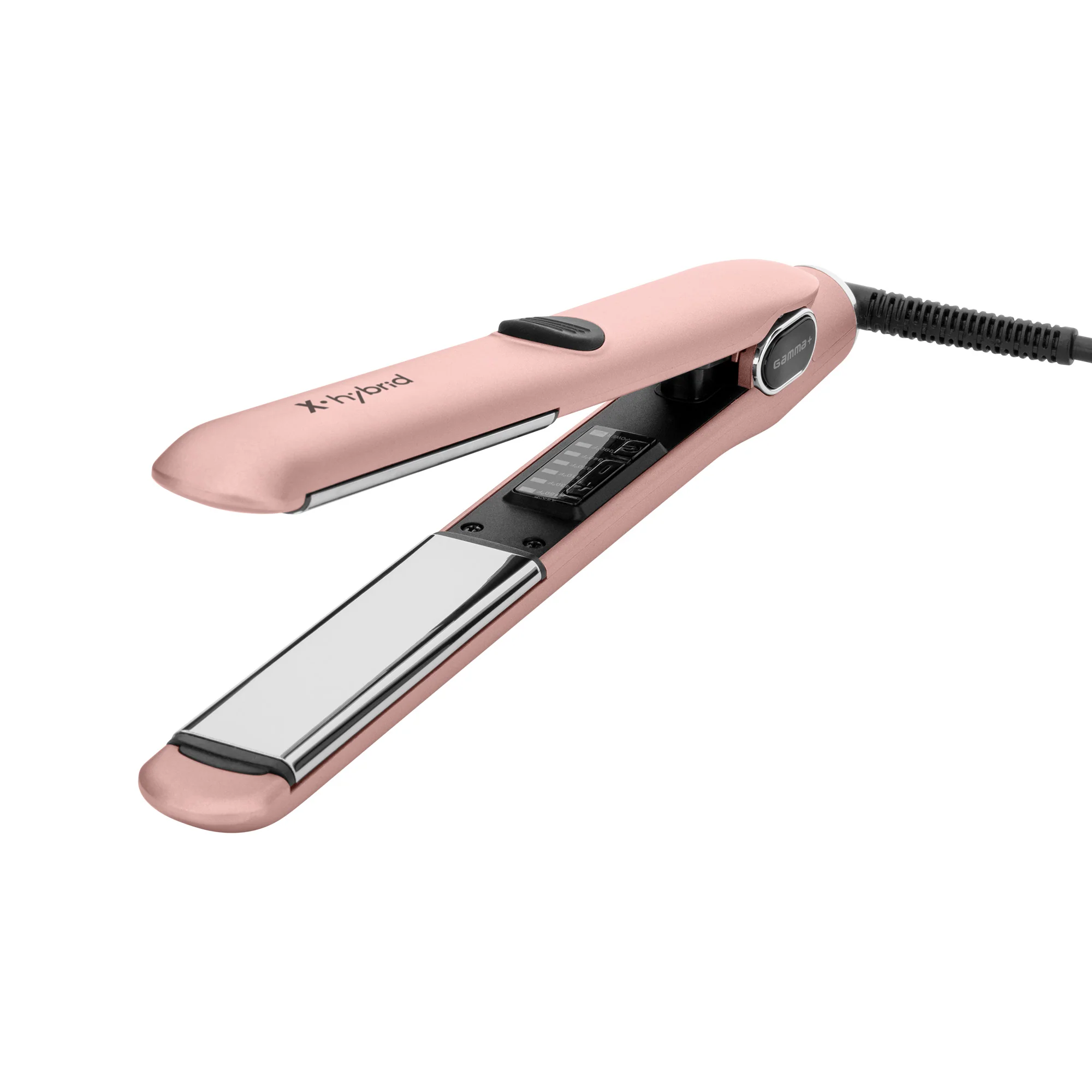 Gamma+ Rose Gold X-Hybrid Hair Straightening 1" Iron - Image 3