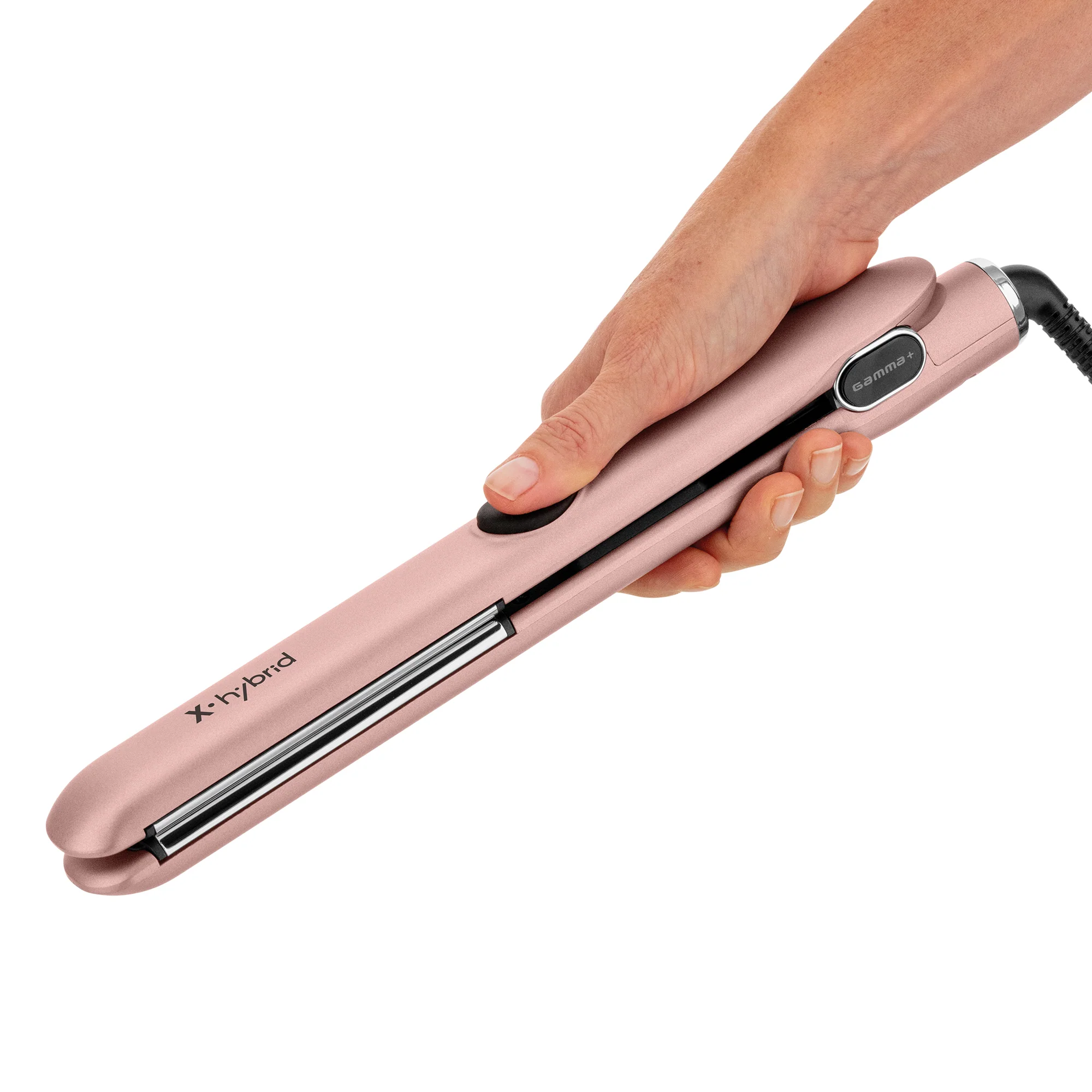 Gamma+ Rose Gold X-Hybrid Hair Straightening 1" Iron - Image 7