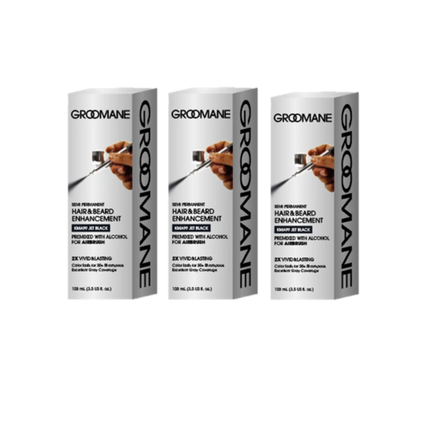 Groomane Hair and Beard Enhancement Air Brush Premix 70ML - Image 4