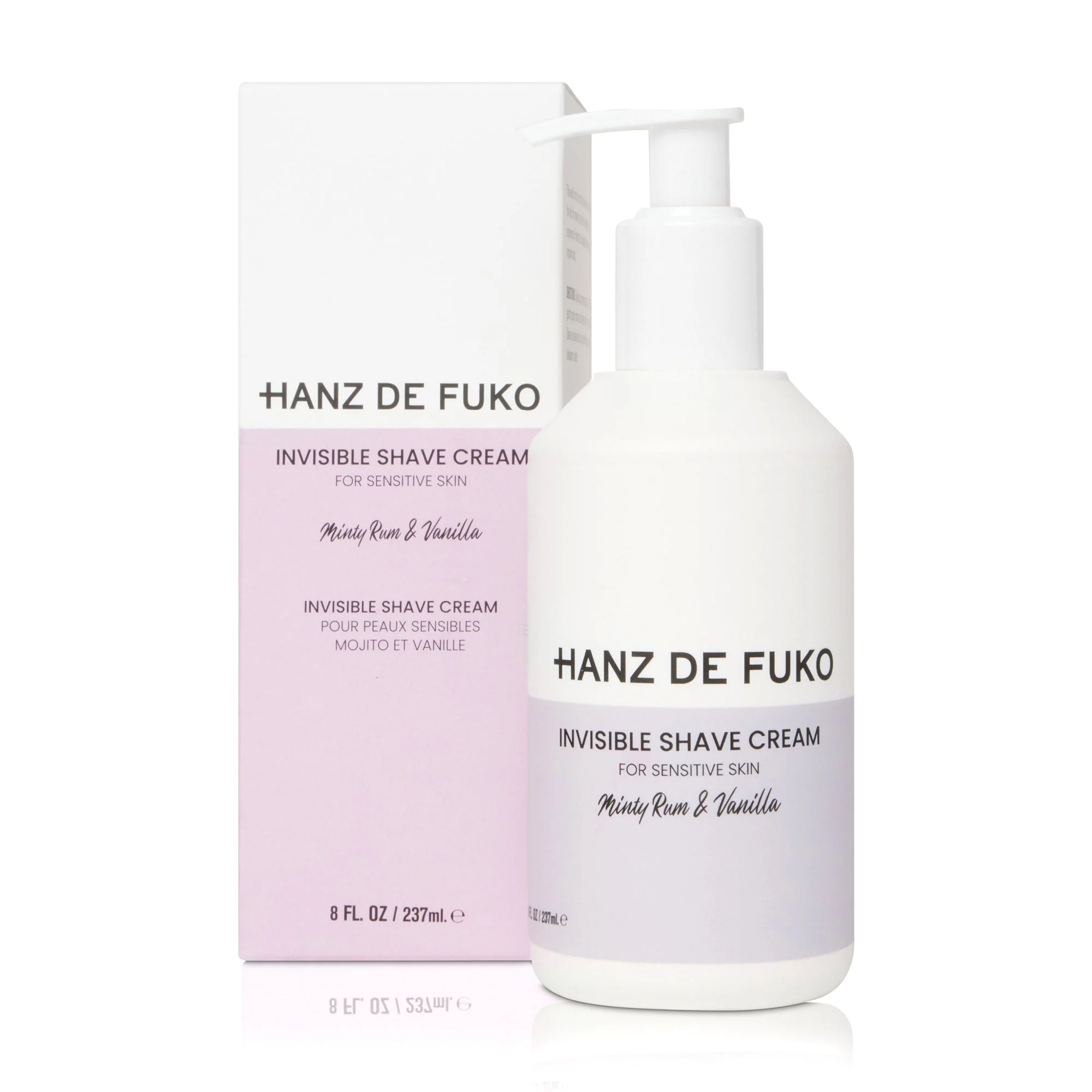 Hanz De Fuko Invisible Shave Cream 8oz - Image 2