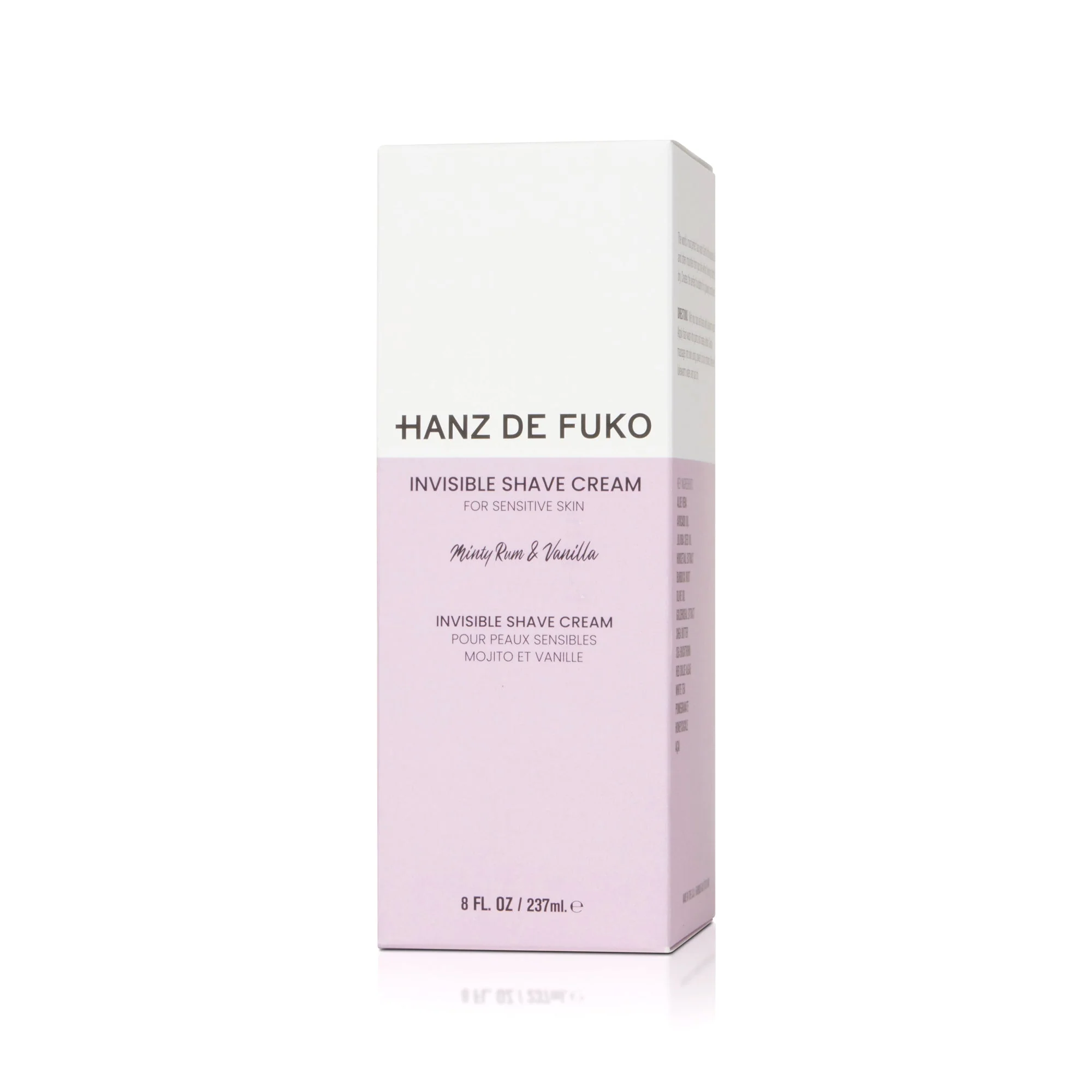 Hanz De Fuko Invisible Shave Cream 8oz - Image 3