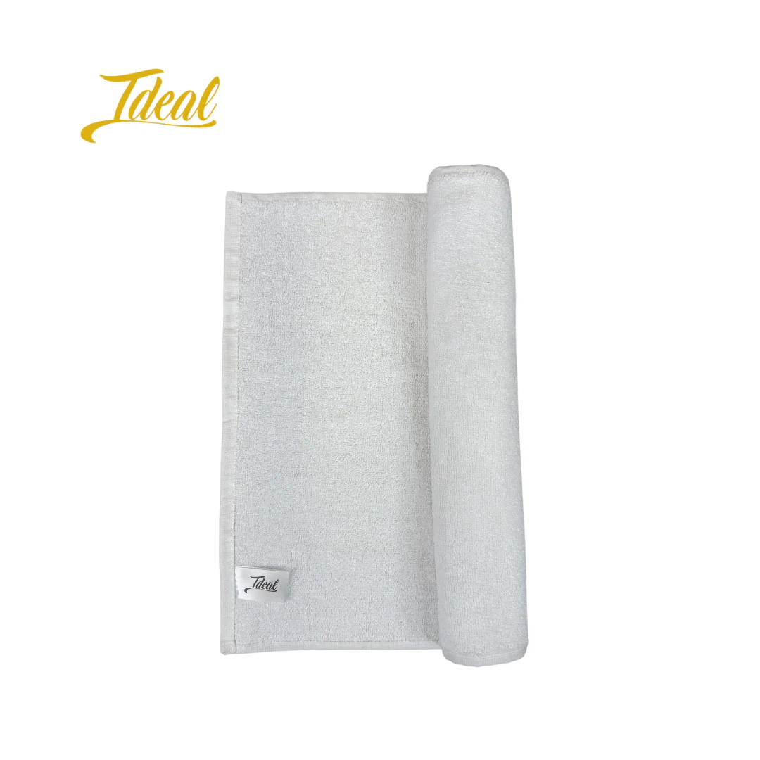 Ideal Cotton Barber Towels White 16" x 28" (12 Pack) - Image 2