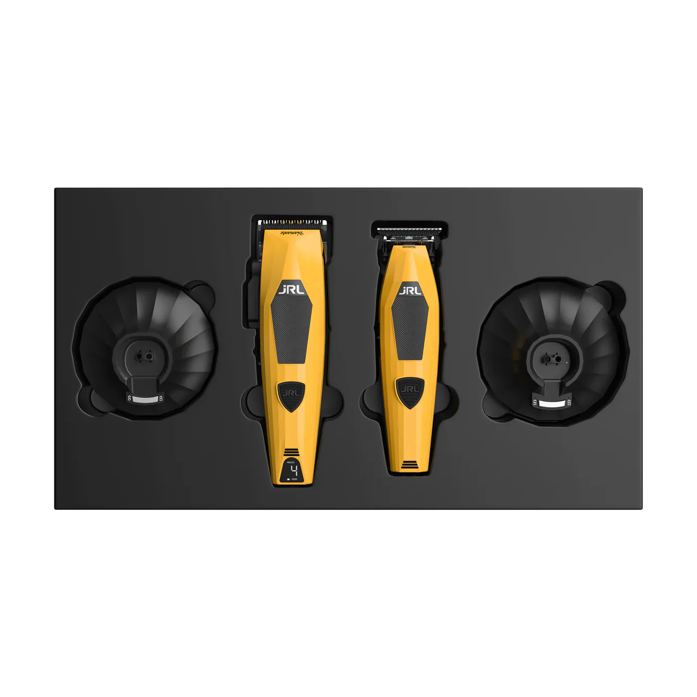 JRL Clipper + Trimmer Set - Yellow Diamante Collection - Image 2