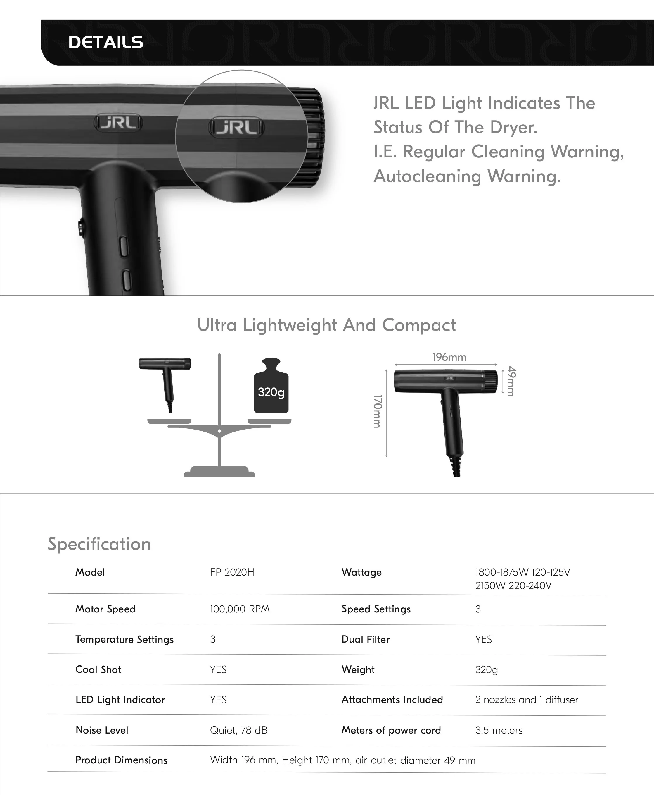 JRL Forte Pro Dryer - Image 7