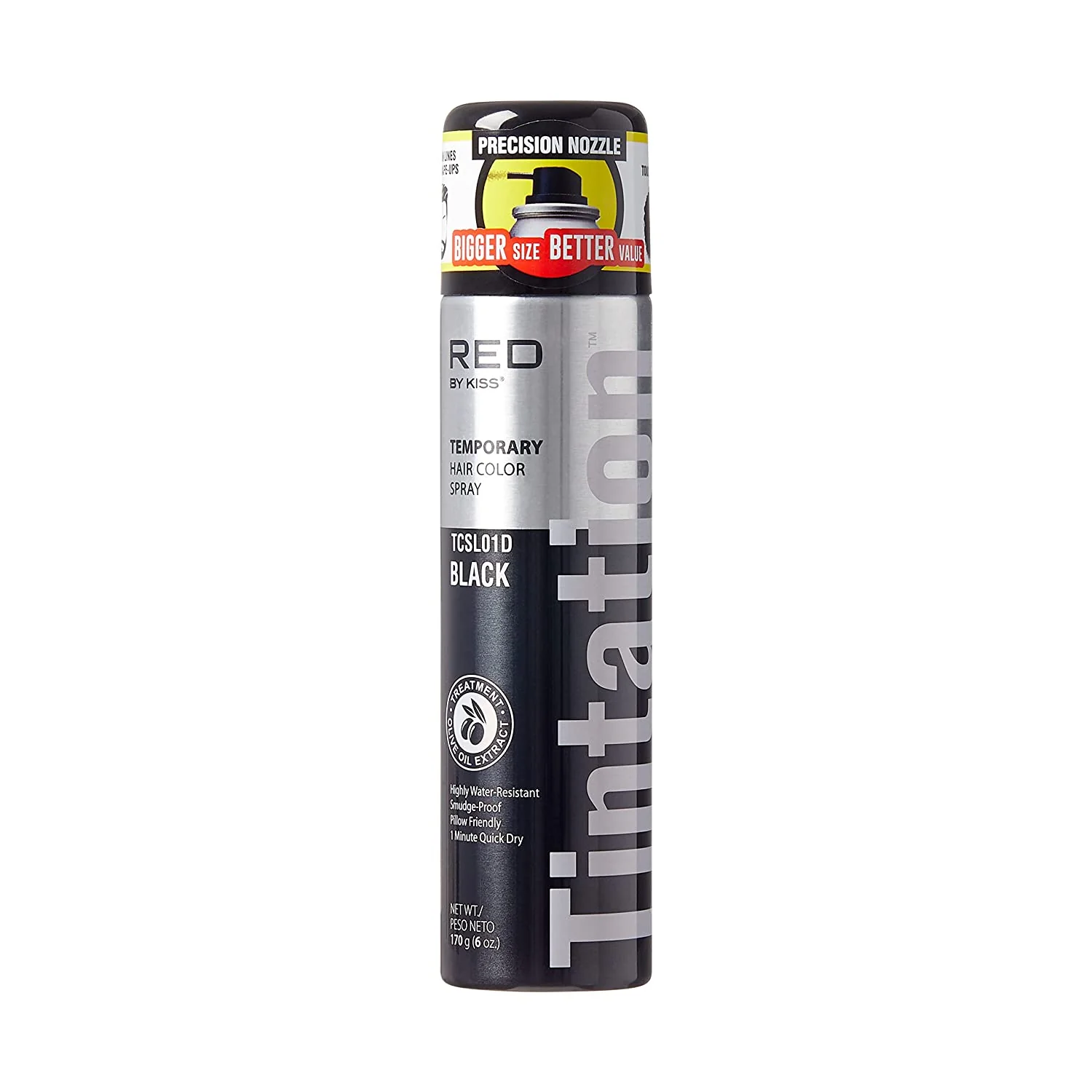 Kiss Root Cover Up Concealer Tintation Colour Spray 6oz.