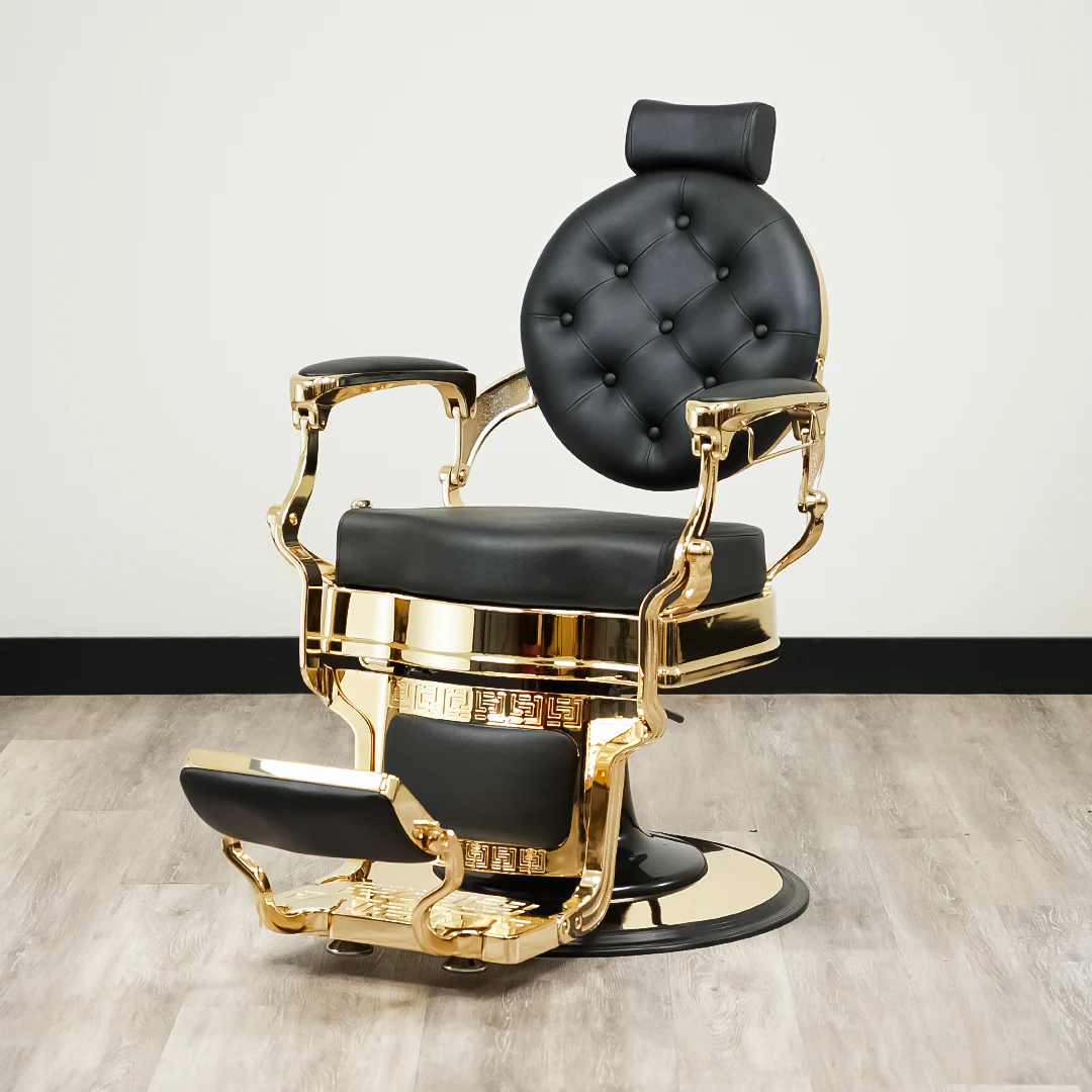 Luxor Barber Chair Gold - Image 2