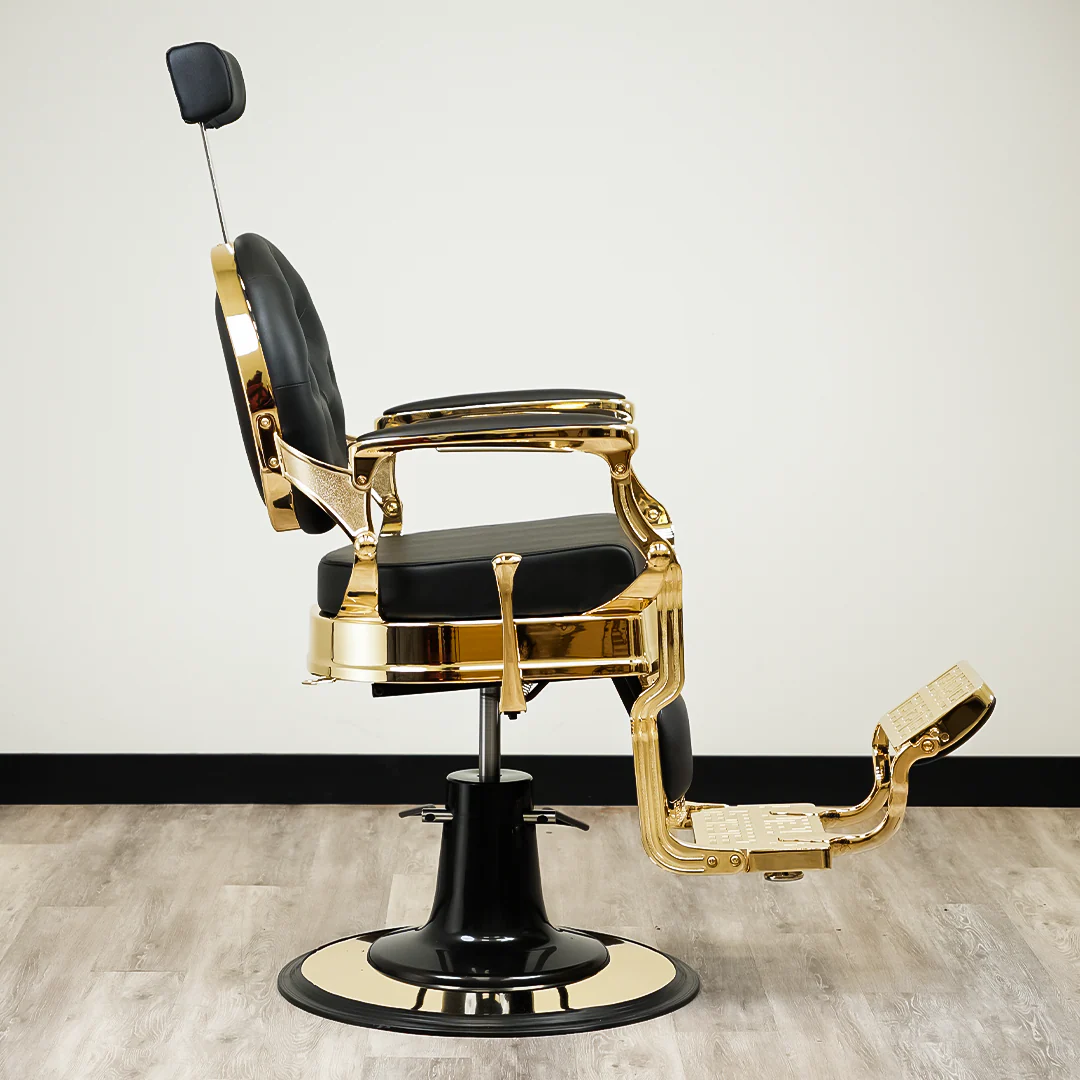 Luxor Barber Chair Gold - Image 9