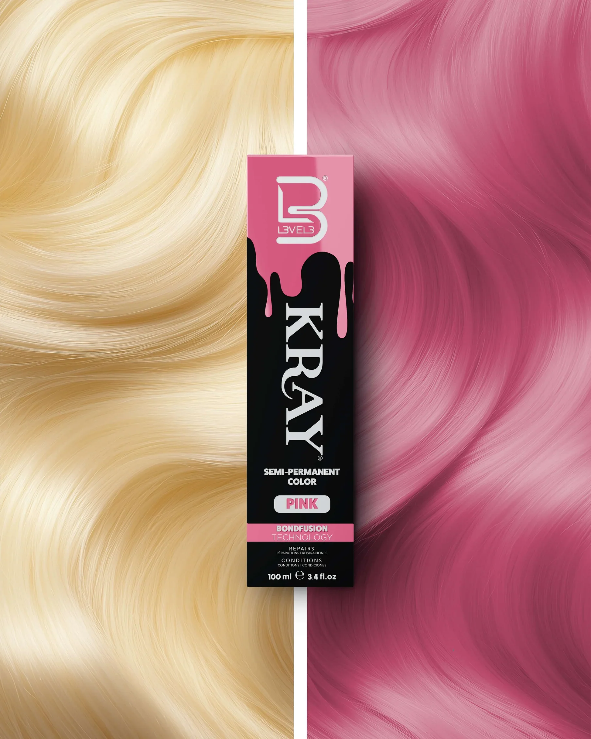 LV3 KRAY Semi-Permanent Color 100ML - Image 12