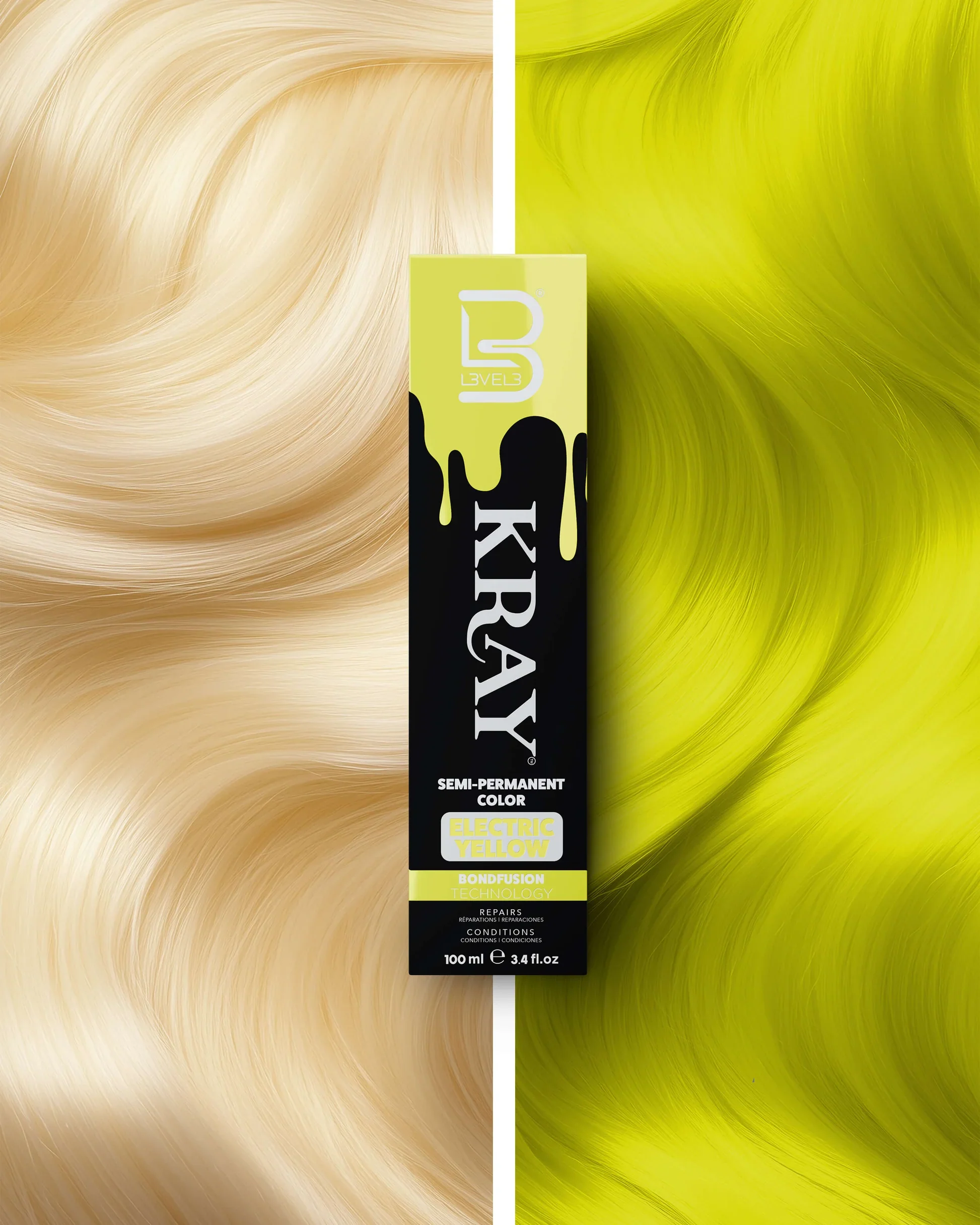 LV3 KRAY Semi-Permanent Color 100ML - Image 2