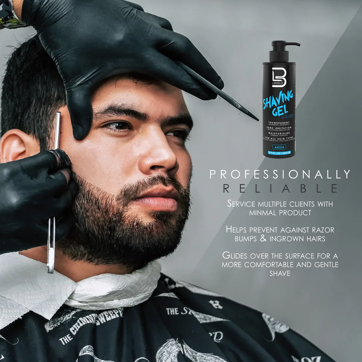 LV3 Transparent Shaving Gel 500 ml - Image 5