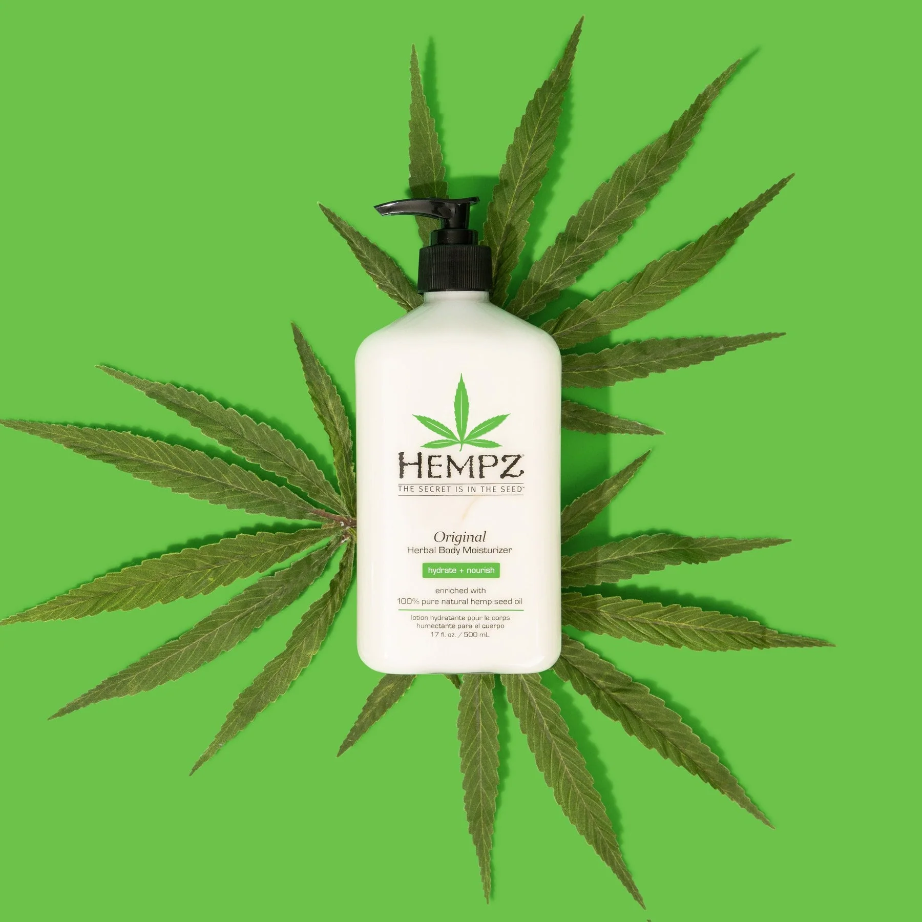 Hempz Original Herbal Body Moisturizer 17 OZ. - Image 3