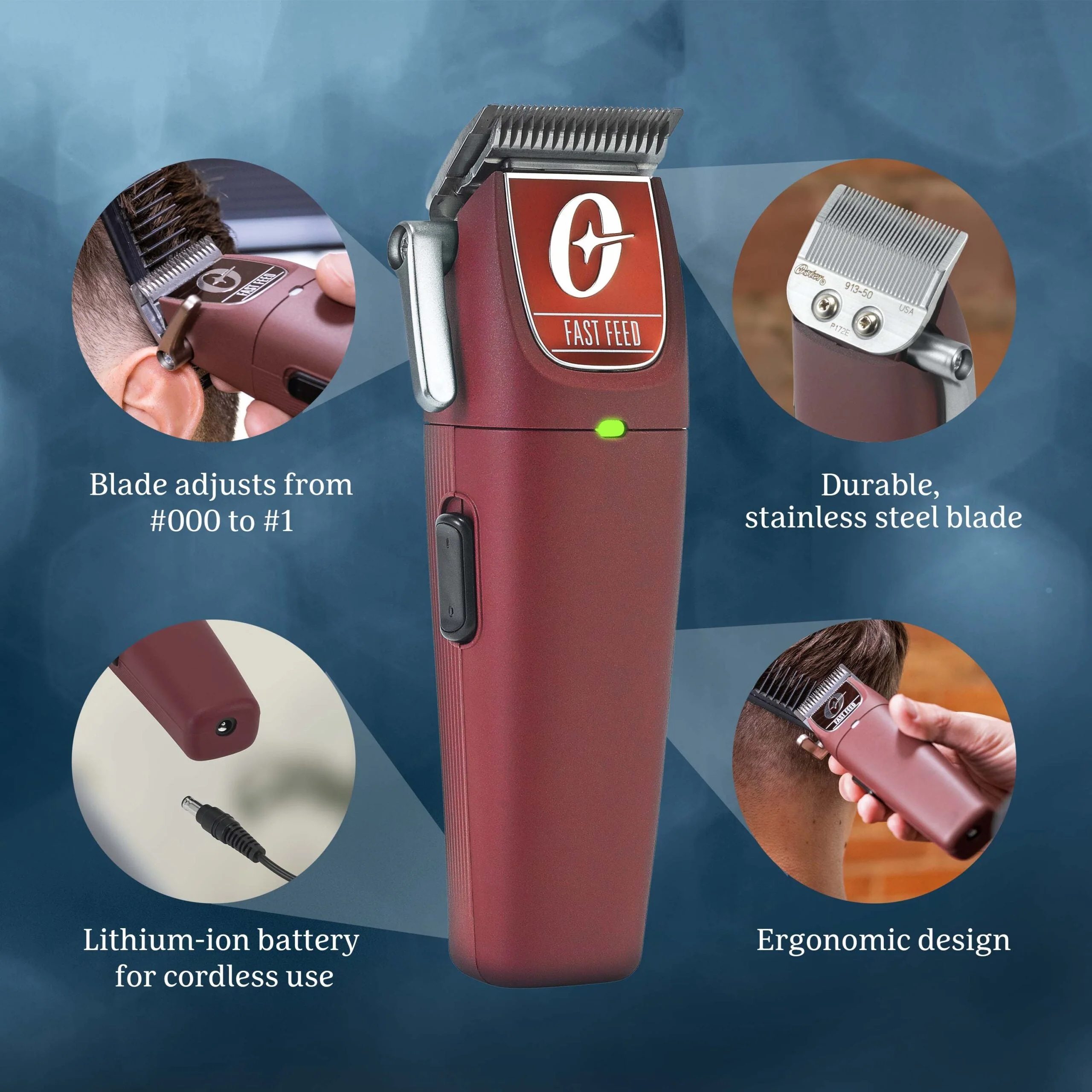 Oster Cordless Fast Feed Clipper - Image 3