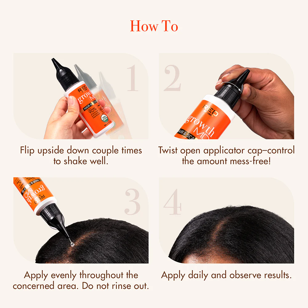 Red by Kiss Growth MD Hair and Scalp Oil - Image 4
