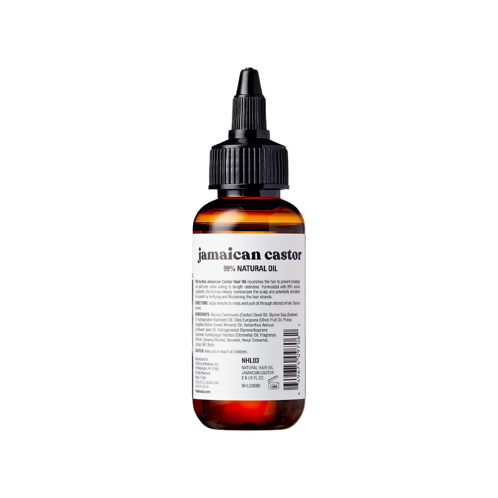 Red by Kiss Natural Hair Oil - Jamaican Castor 2.5oz. - Image 2