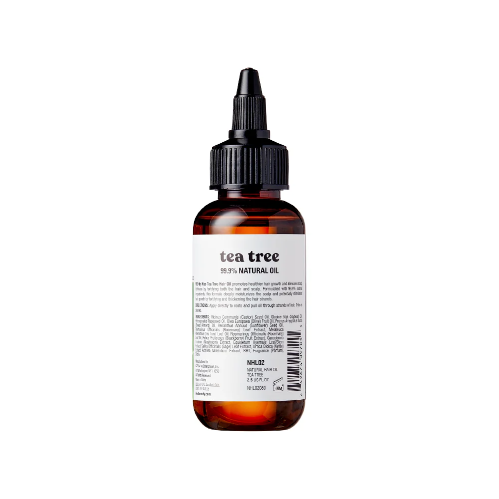 Red by Kiss Natural Hair Oil - Tea Tree 2.5oz. - Image 2