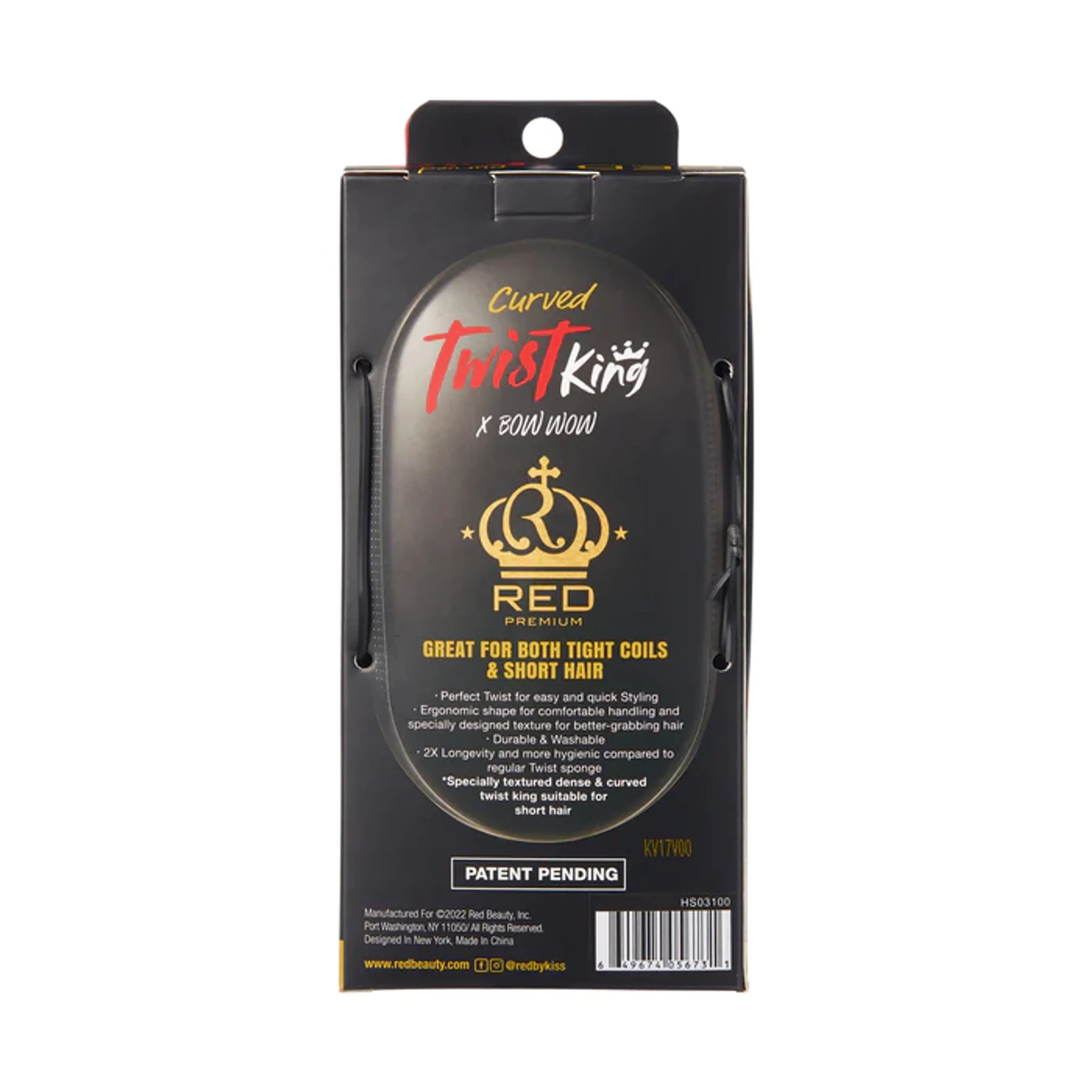 Red by Kiss Premium Twist King Luxury Twist Styler (Curved & Densed) - Washable & Durable - Image 2