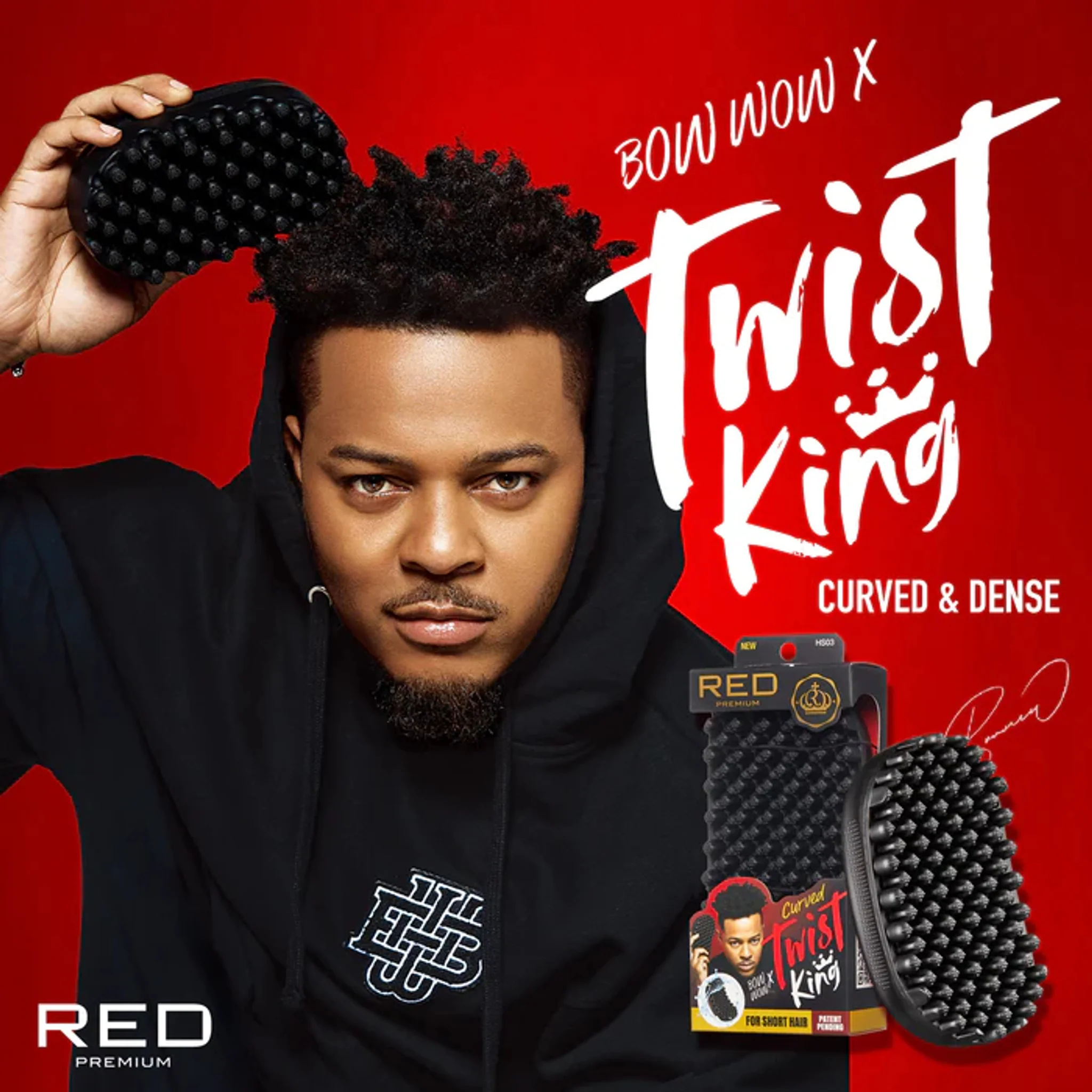 Red by Kiss Premium Twist King Luxury Twist Styler (Curved & Densed) - Washable & Durable - Image 4
